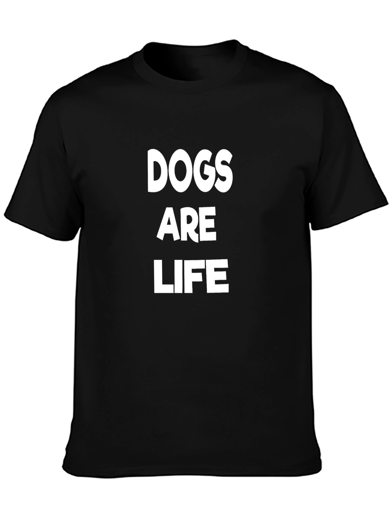 Dogs Are Life Graphic T-Shirt
