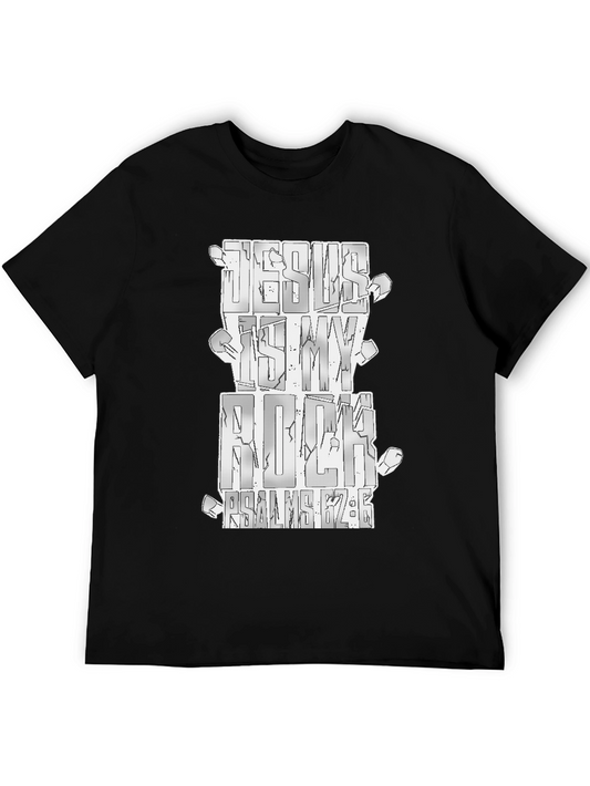 Jesus is My Rock Graphic Tee