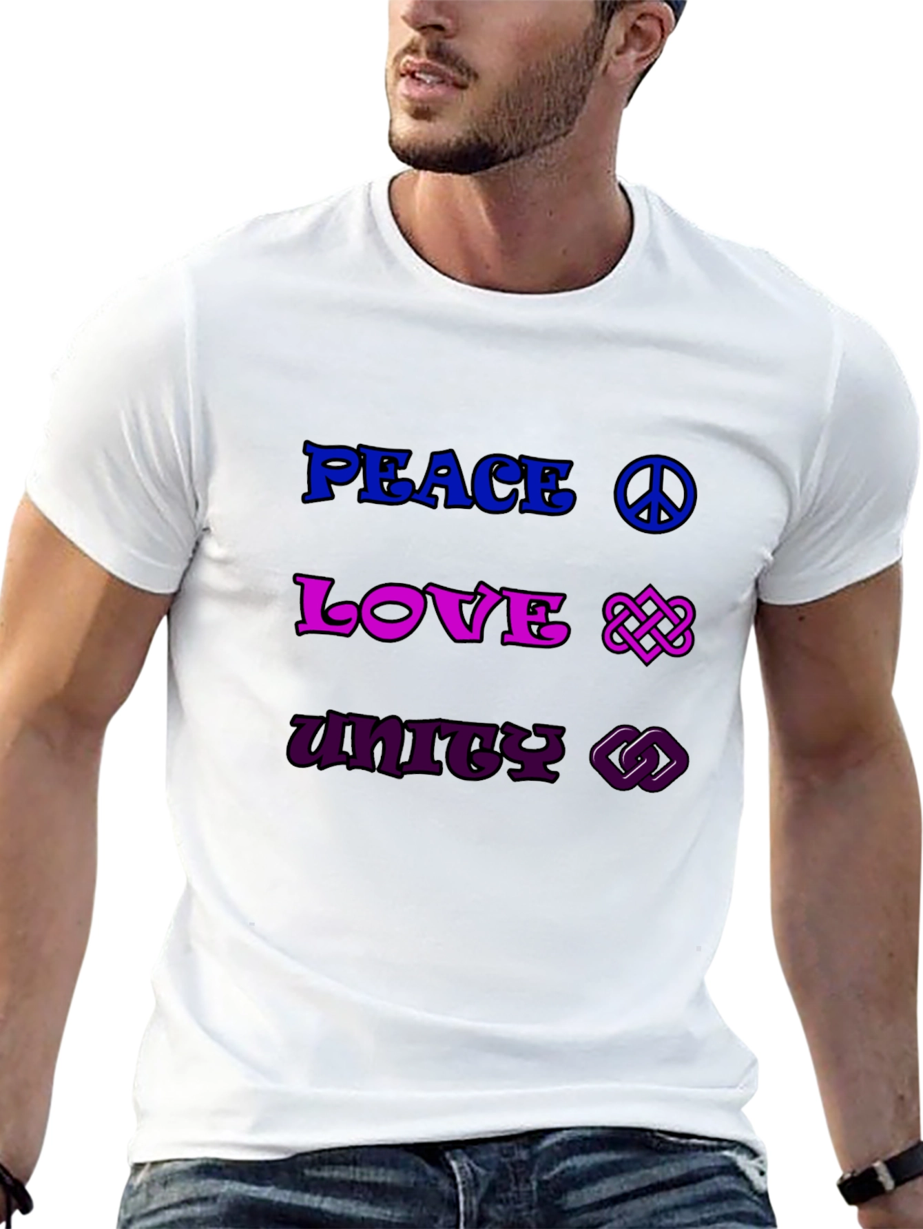 Peace Love Unity Graphic Tee