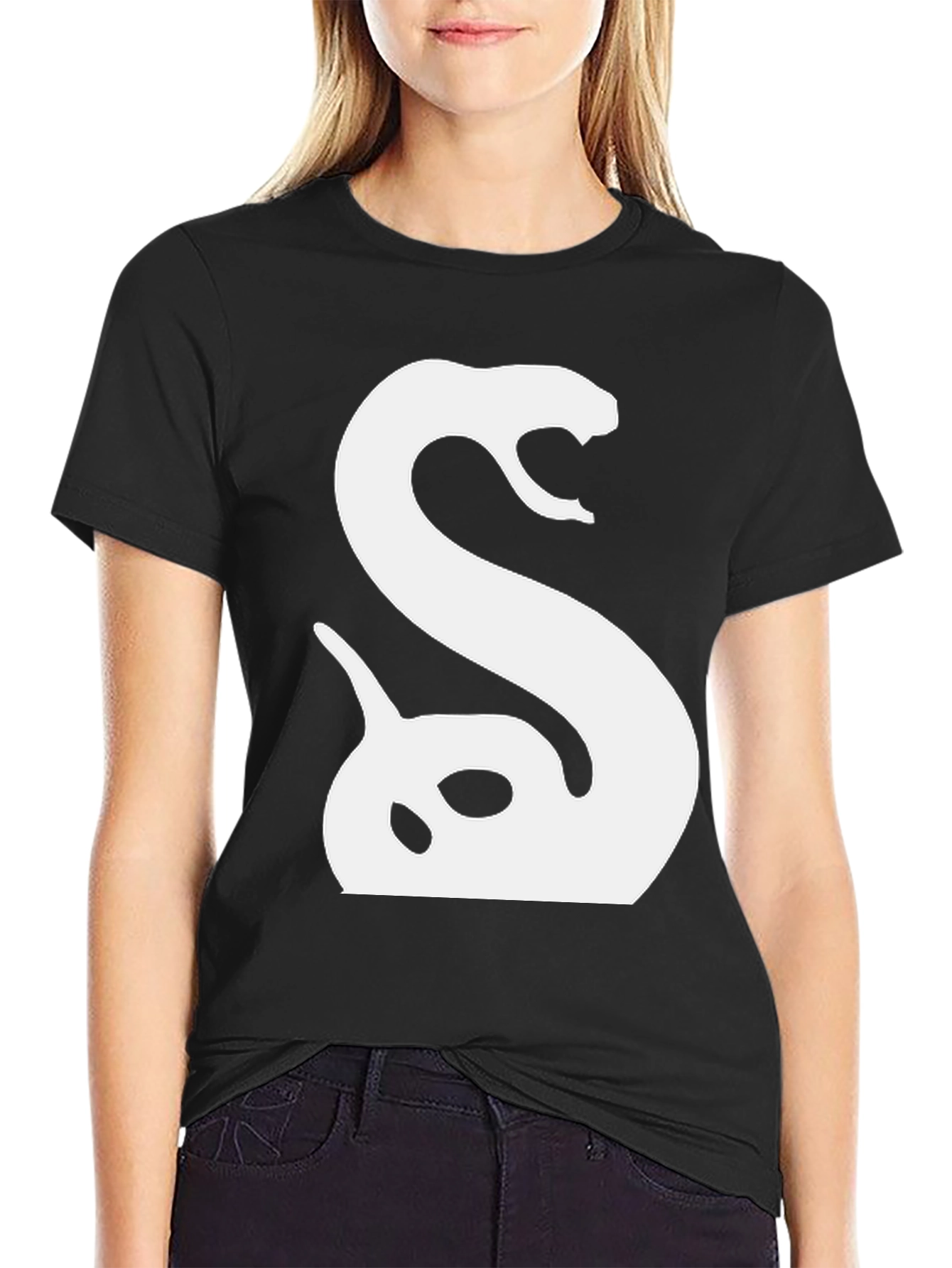 Black Snake Logo Tee - Mens Graphic T-Shirt