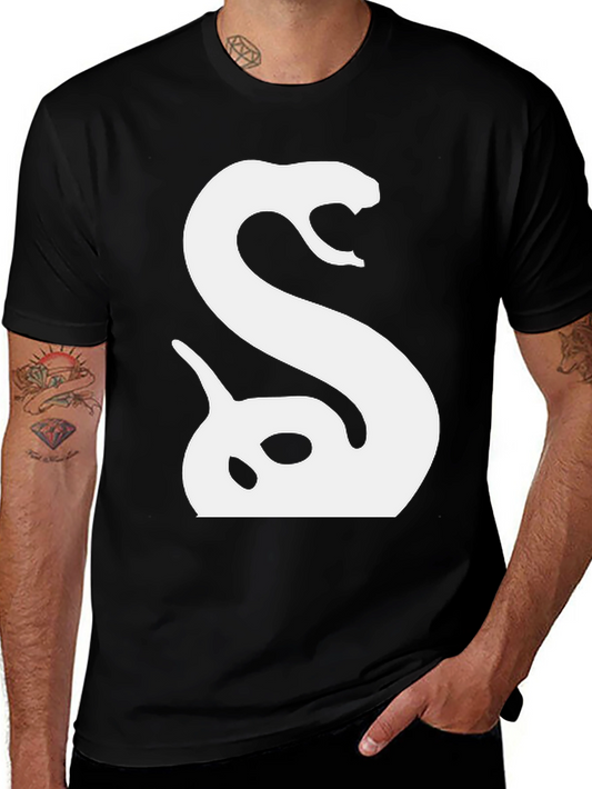 Black Snake Logo Tee - Mens Graphic T-Shirt