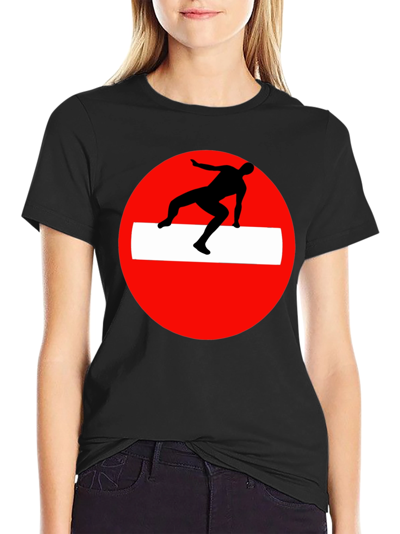 Parkour Obstacle Black Tee