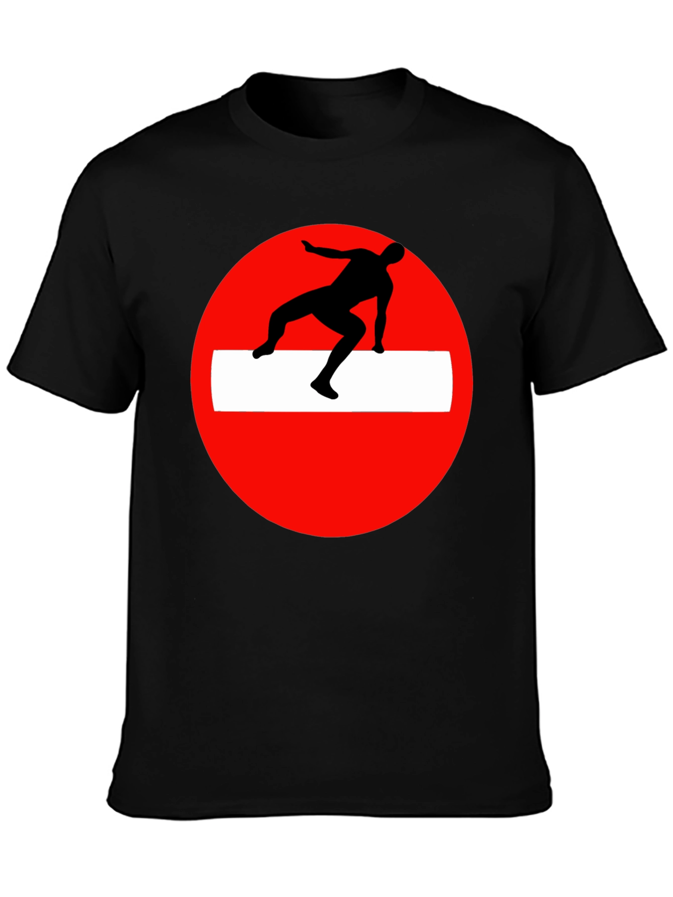 Parkour Obstacle Black Tee