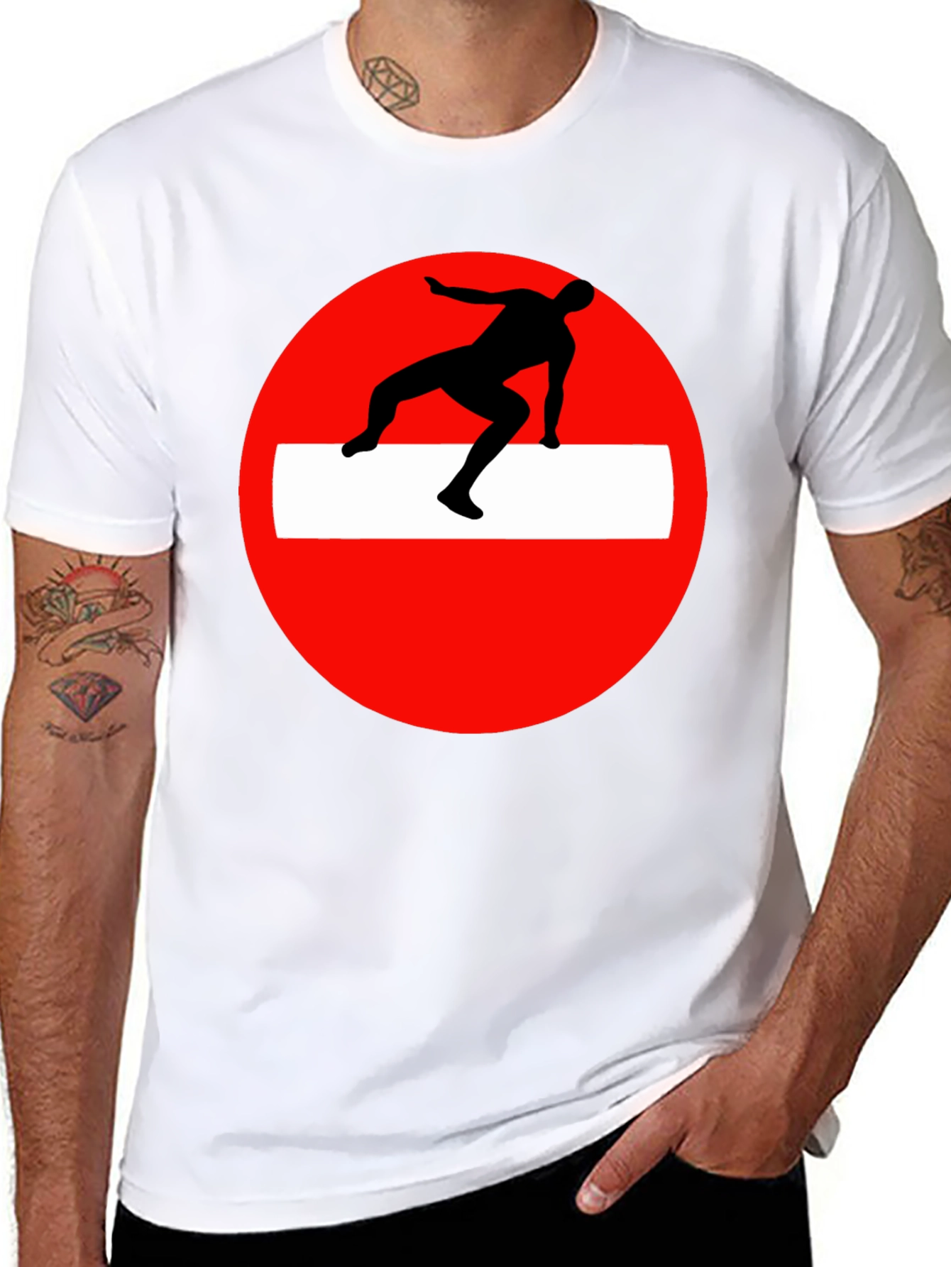 Parkour Obstacle Black Tee