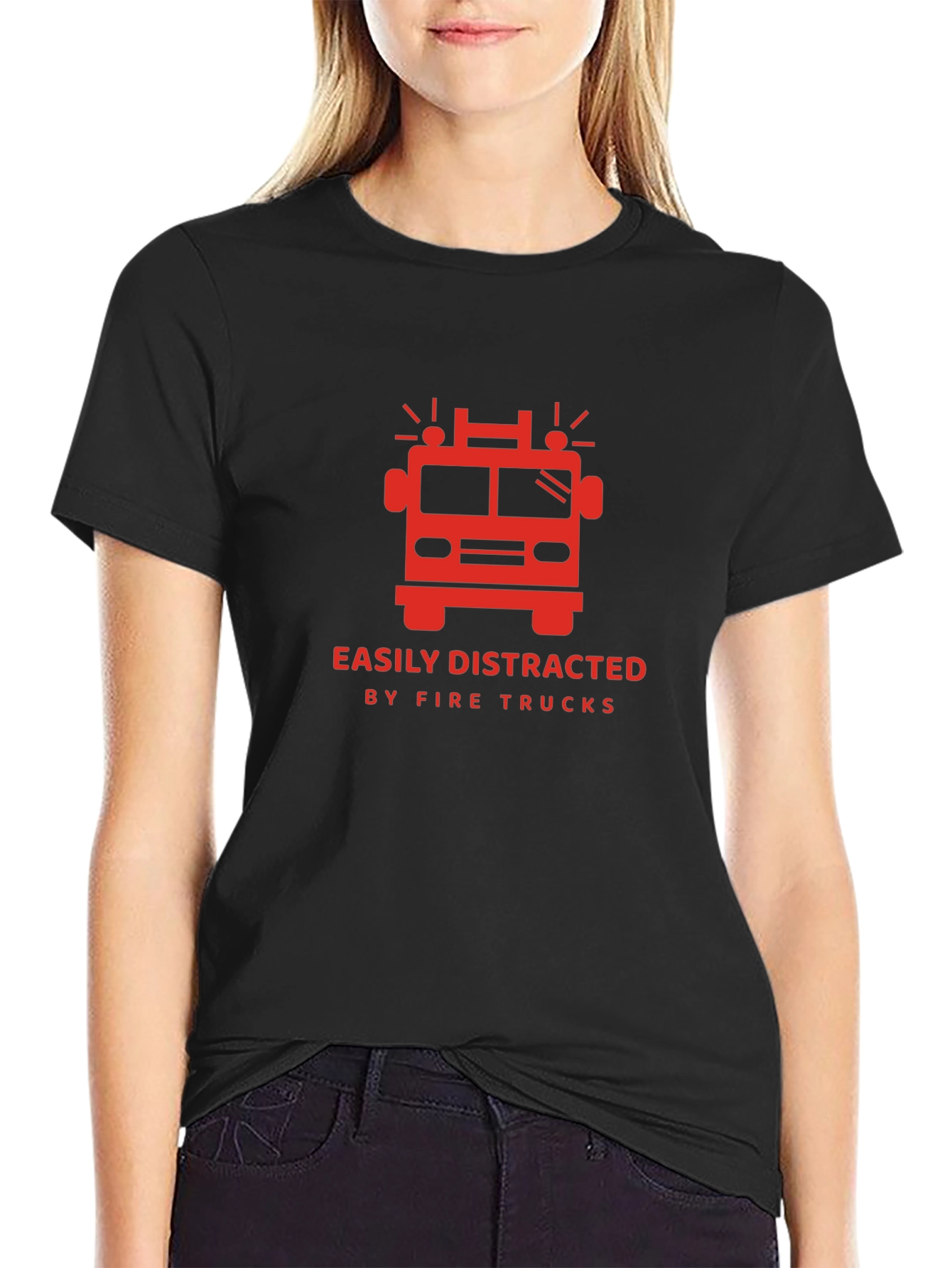 Fire Truck Distraction T-Shirt