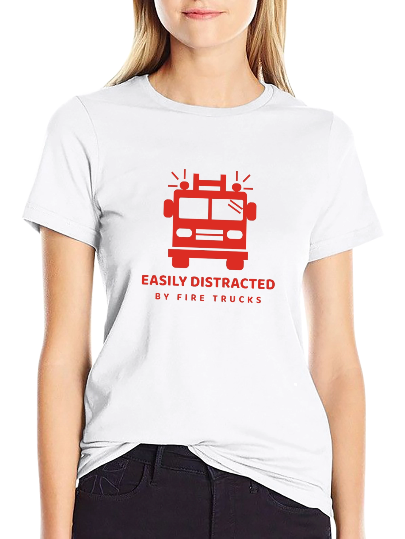 Fire Truck Distraction T-Shirt