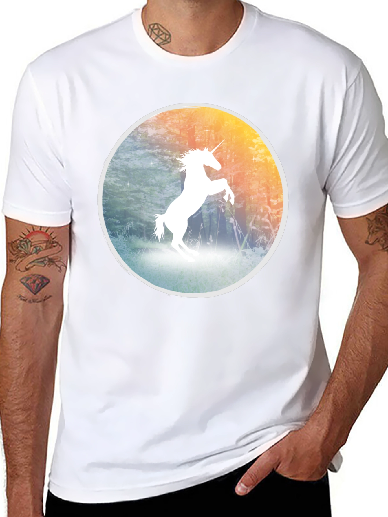 Unicorn Graphic Tee - Fantasy Style
