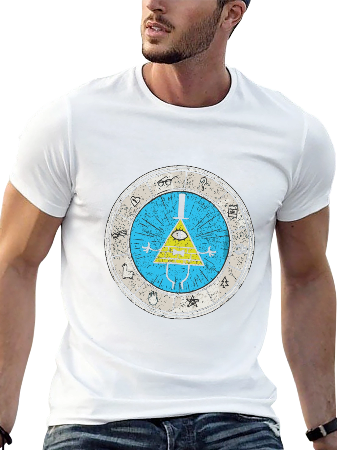 Gravity Falls Bill Cipher T-Shirt - Black