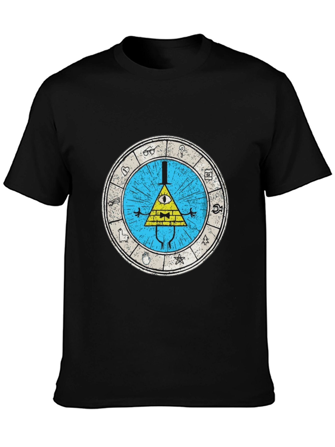 Gravity Falls Bill Cipher T-Shirt - Black