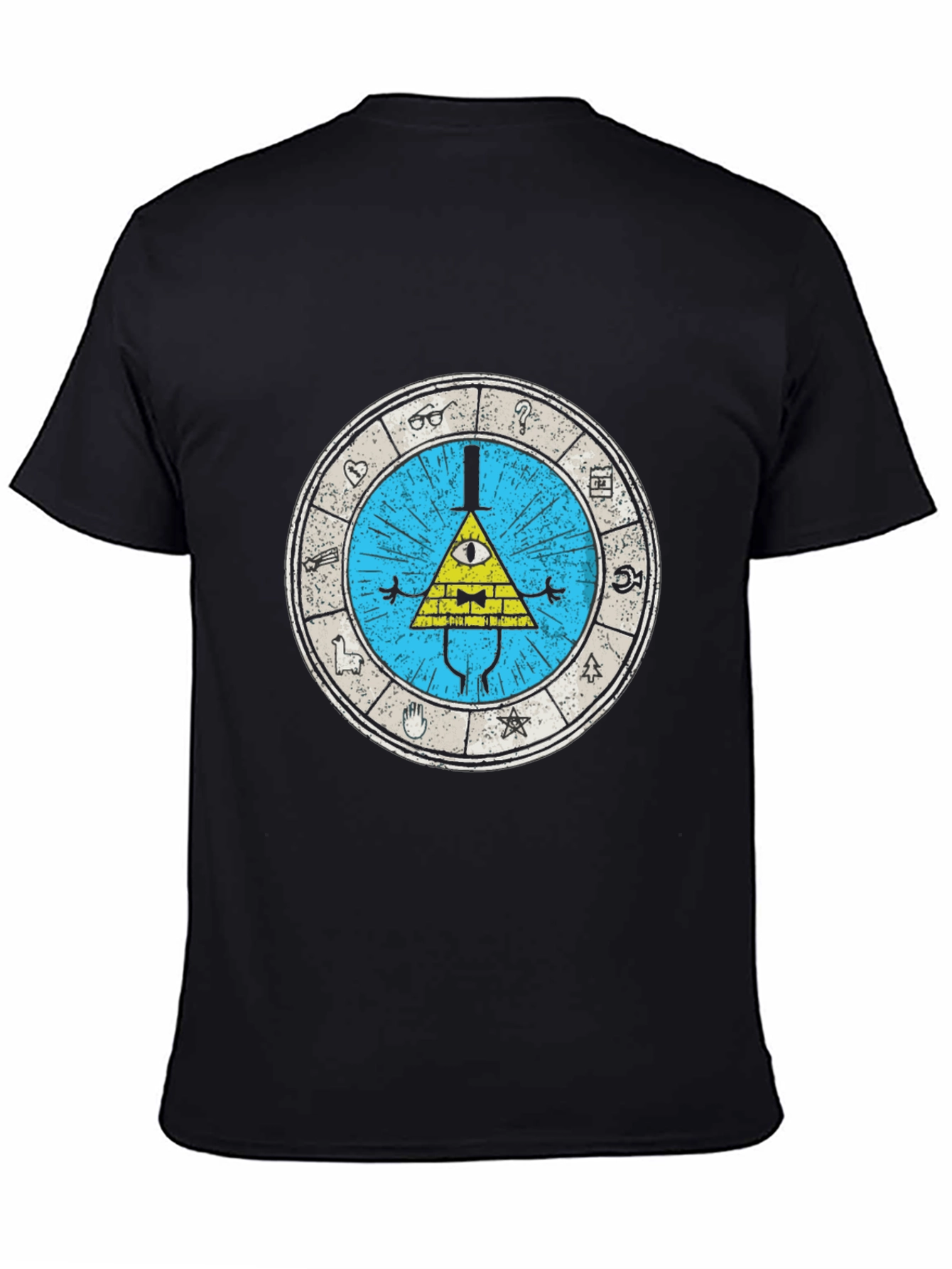 Gravity Falls Bill Cipher T-Shirt - Black