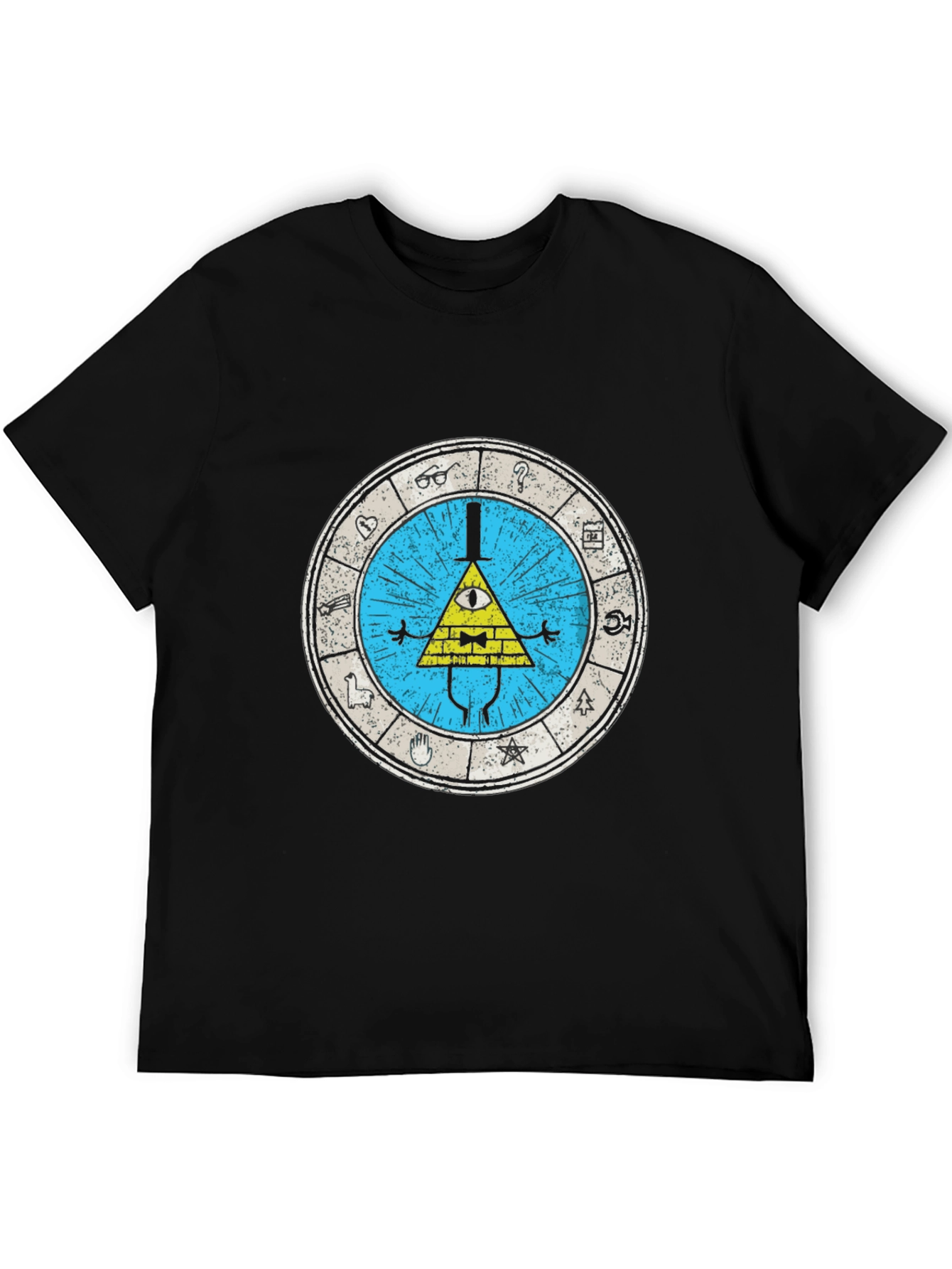 Gravity Falls Bill Cipher T-Shirt - Black