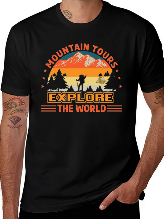 Mountain Tours Graphic T-Shirt - Explore the World
