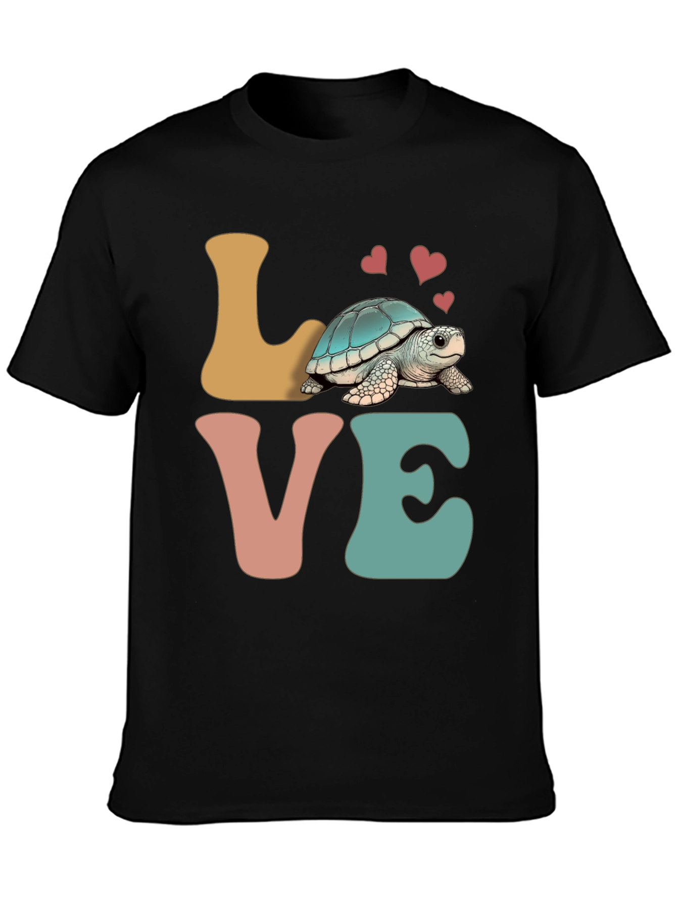 Love Turtle Graphic Tee - Cute Animal Lover Shirt