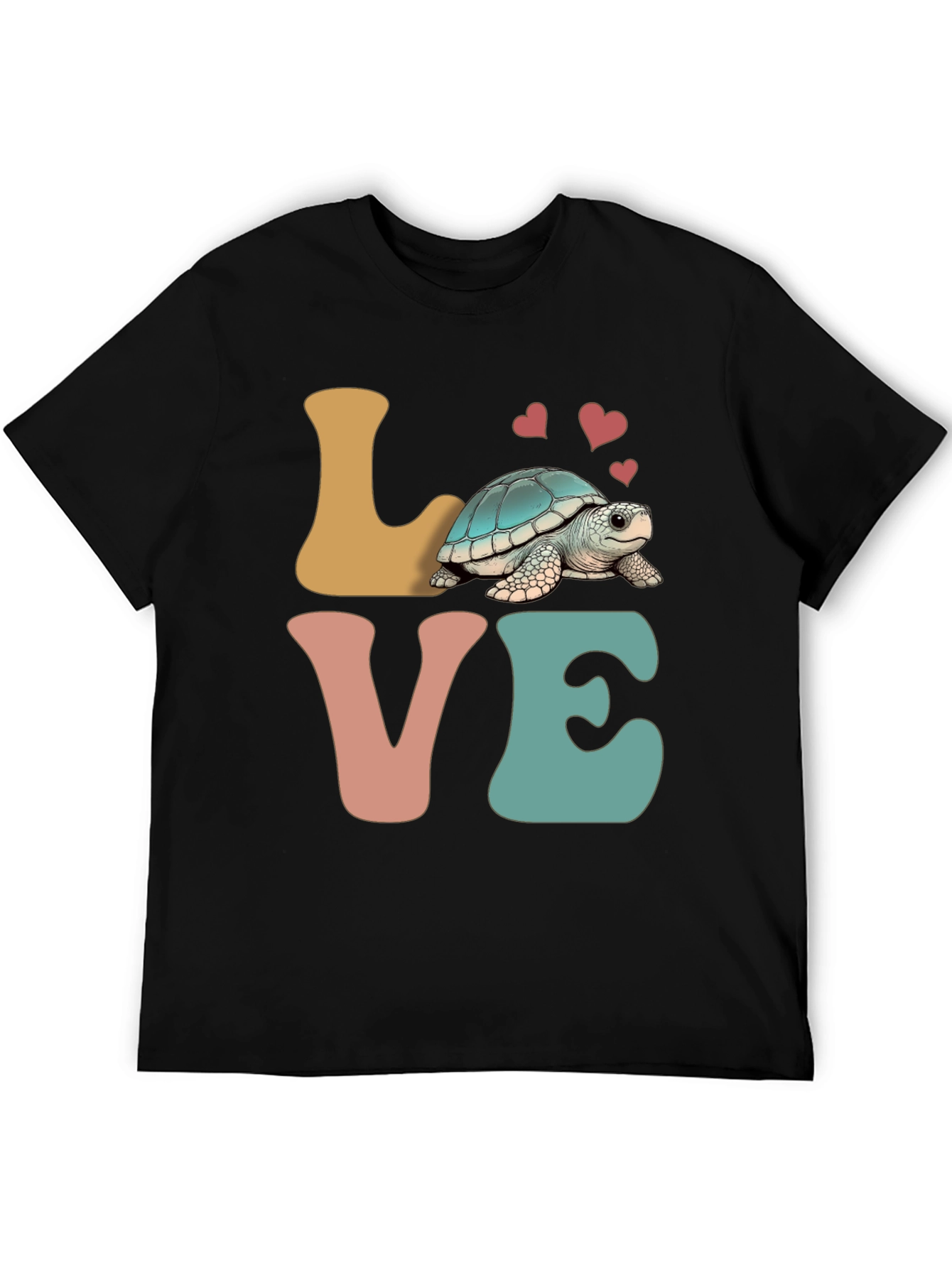 Love Turtle Graphic Tee - Cute Animal Lover Shirt