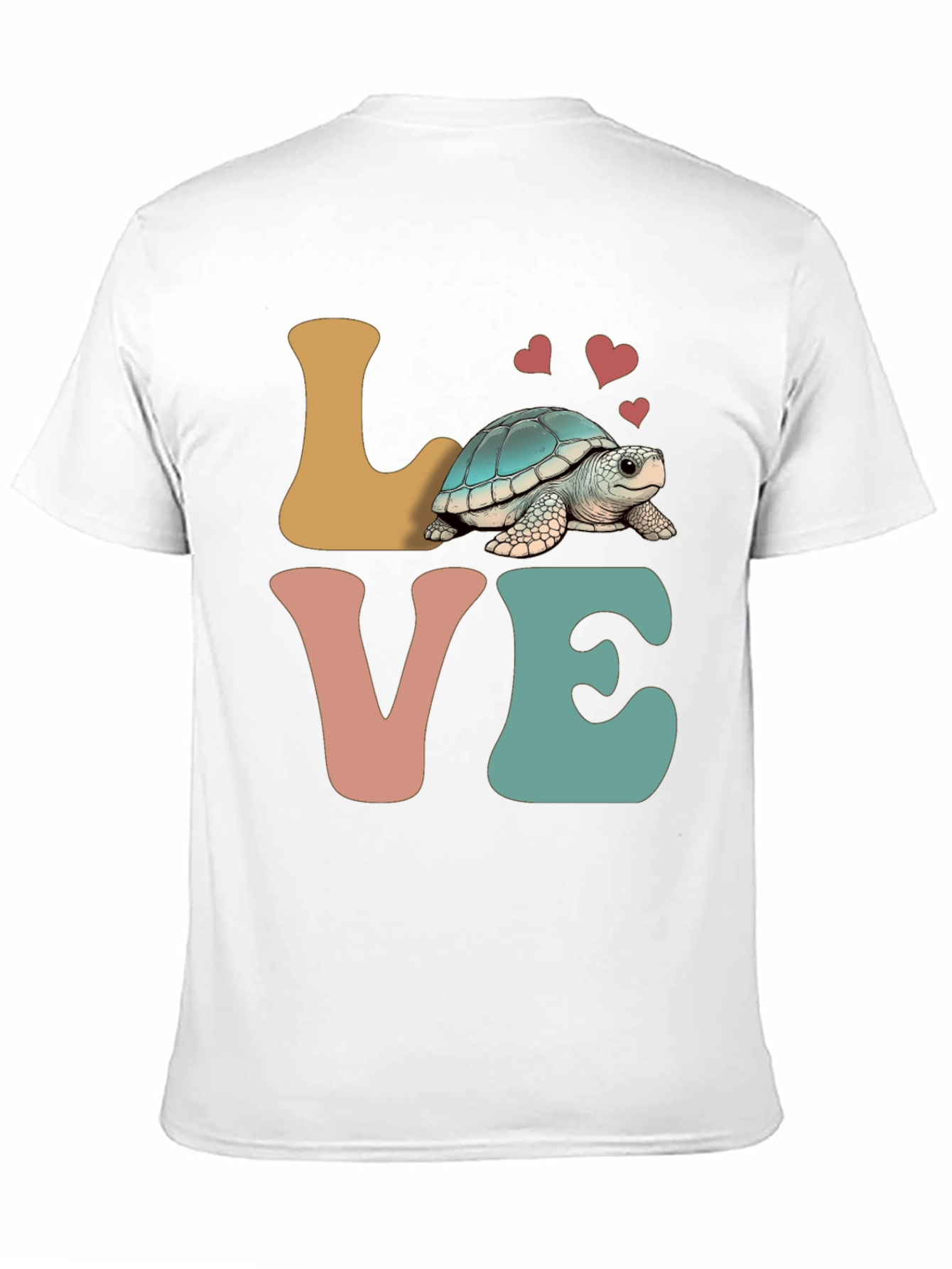 Love Turtle Graphic Tee - Cute Animal Lover Shirt