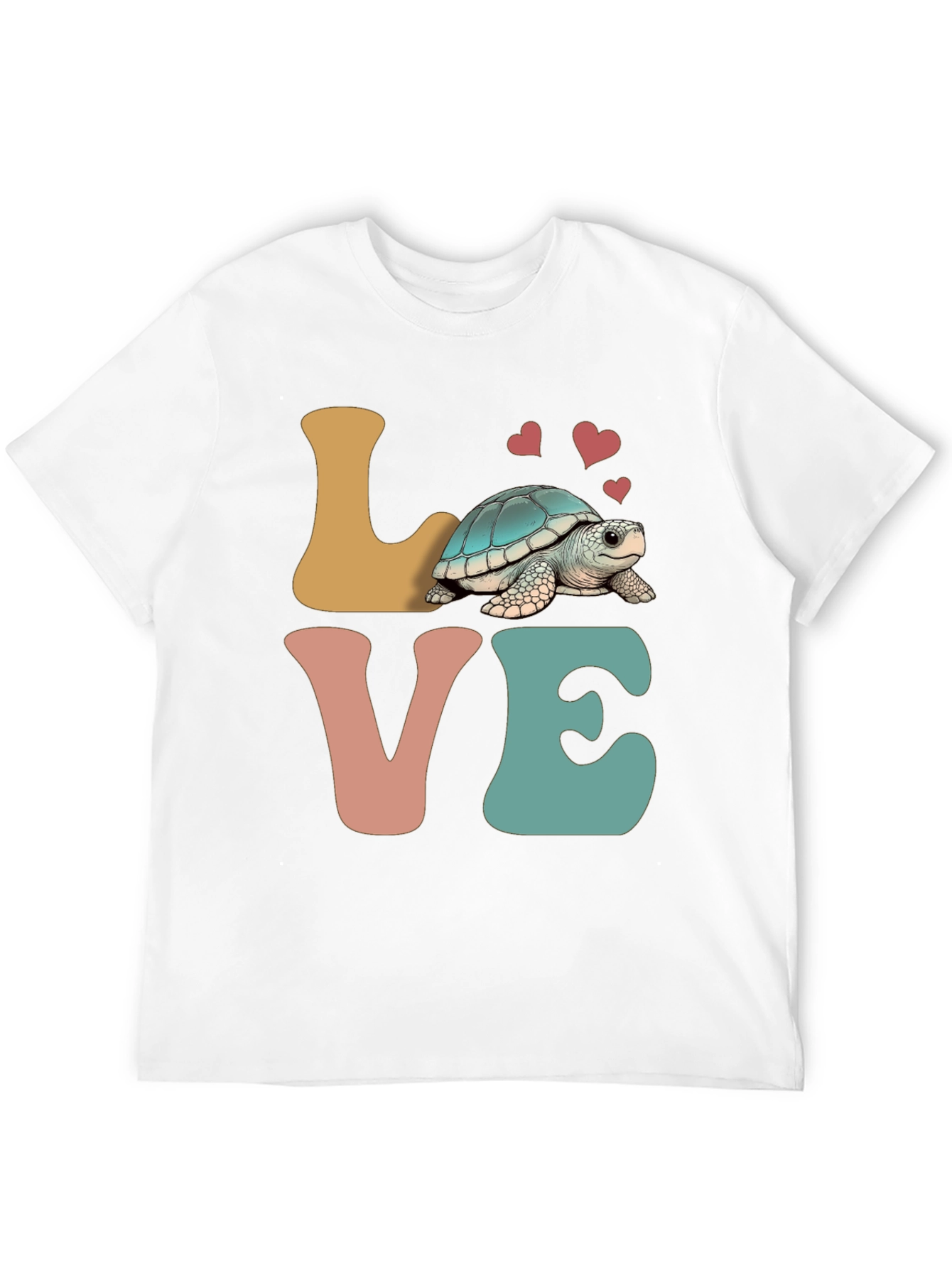Love Turtle Graphic Tee - Cute Animal Lover Shirt
