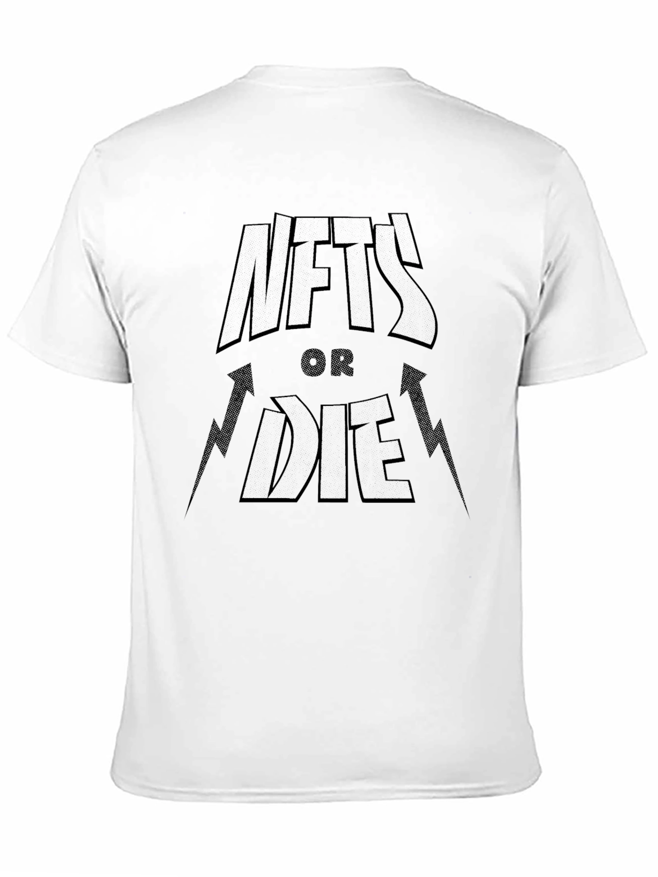 NFTs or Die Black Graphic T-Shirt