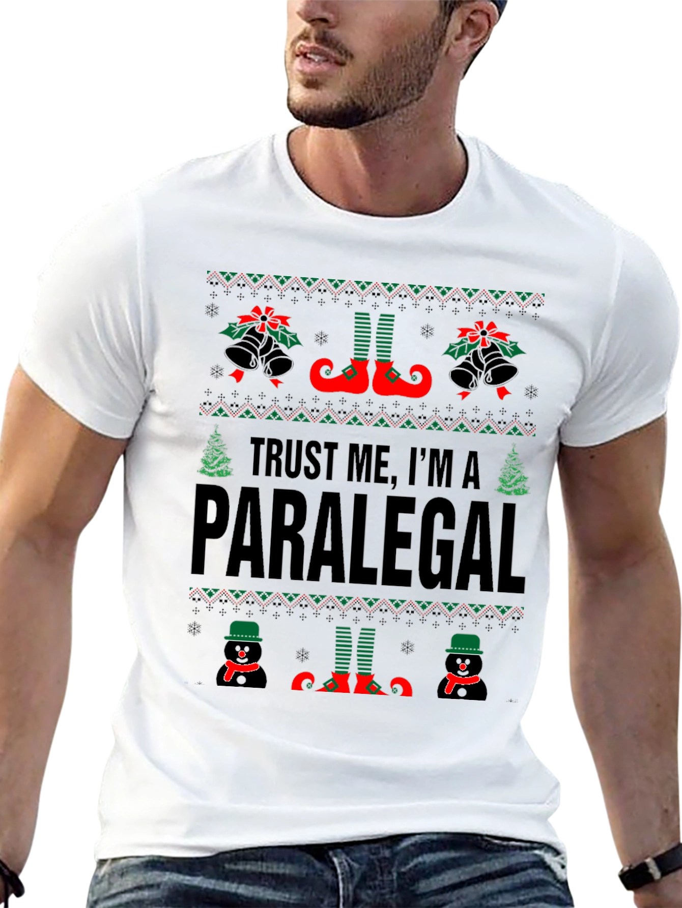Trust Me Im a Paralegal Christmas Sweater T-Shirt