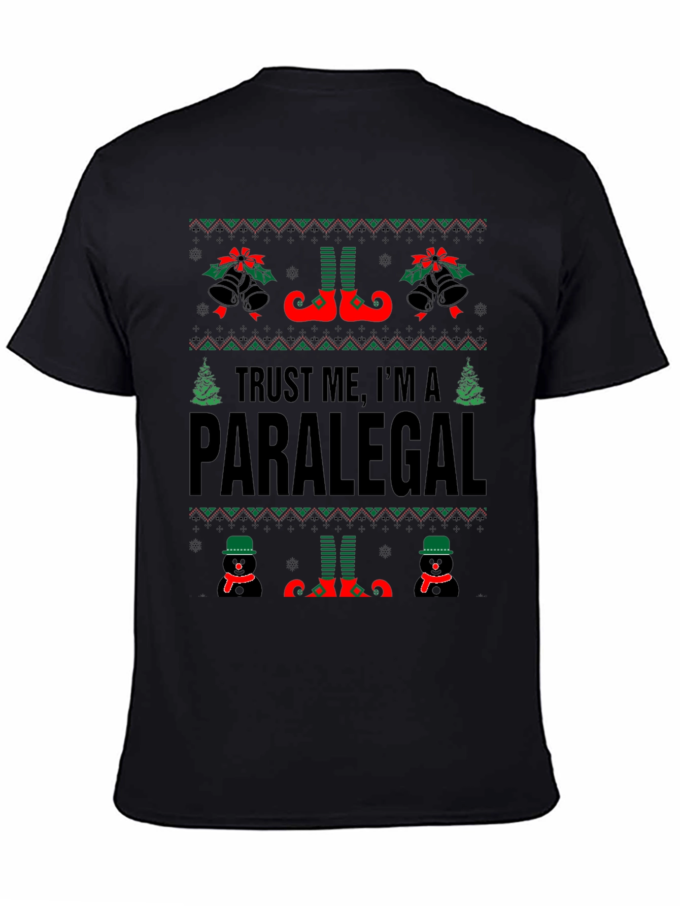 Trust Me Im a Paralegal Christmas Sweater T-Shirt
