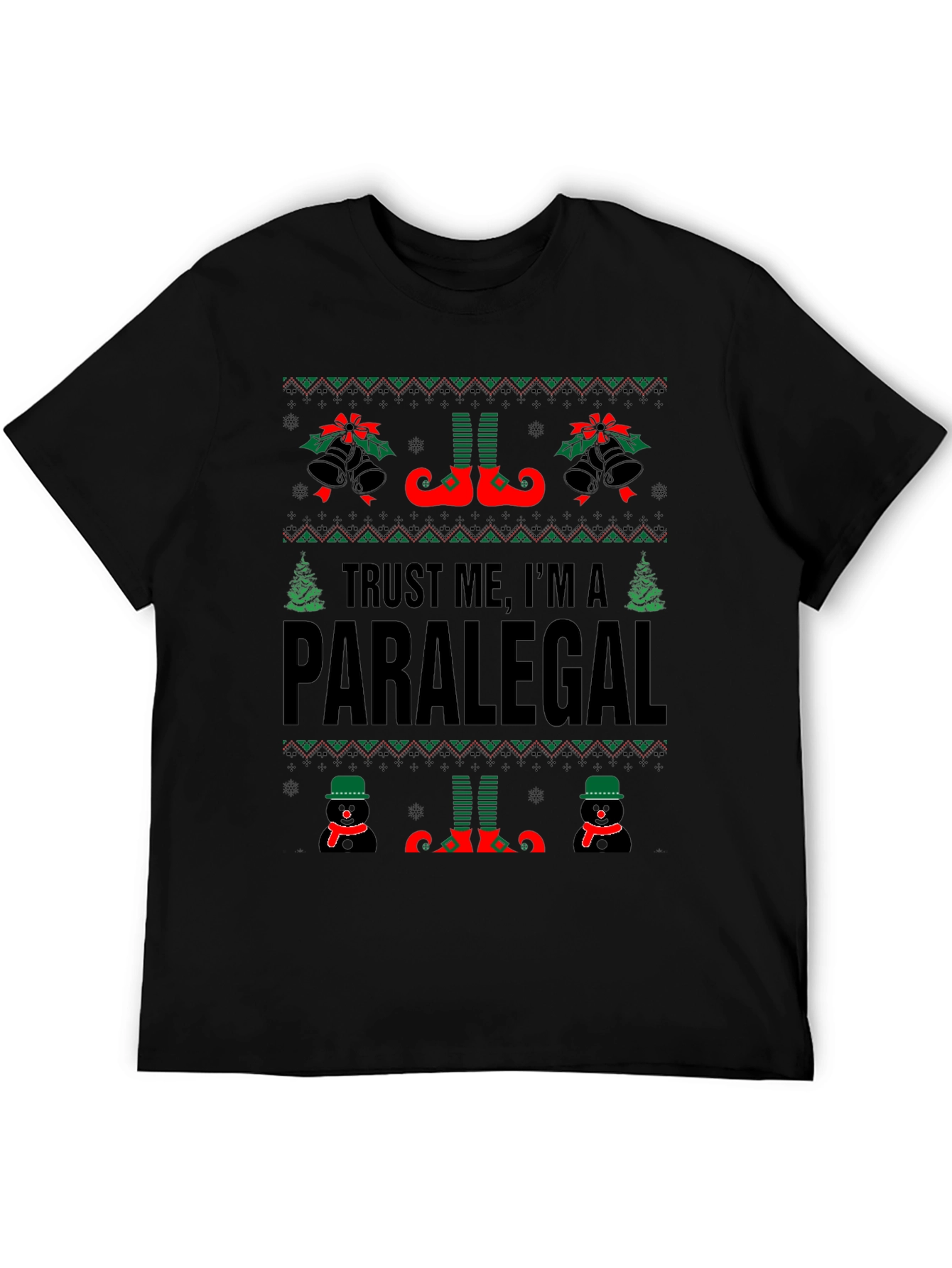 Trust Me Im a Paralegal Christmas Sweater T-Shirt