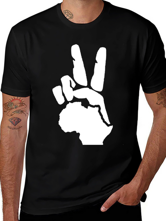 Peace Africa T-Shirt - Black