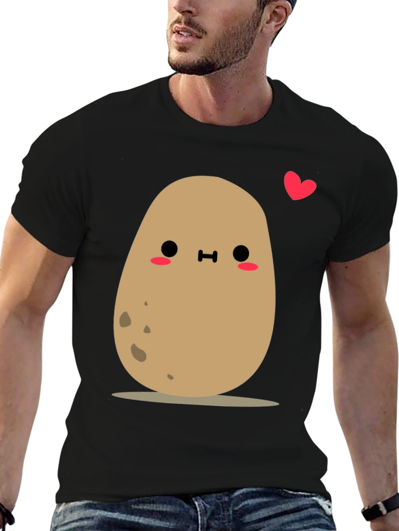 Cute Potato Love T-Shirt - Unisex Soft Tee