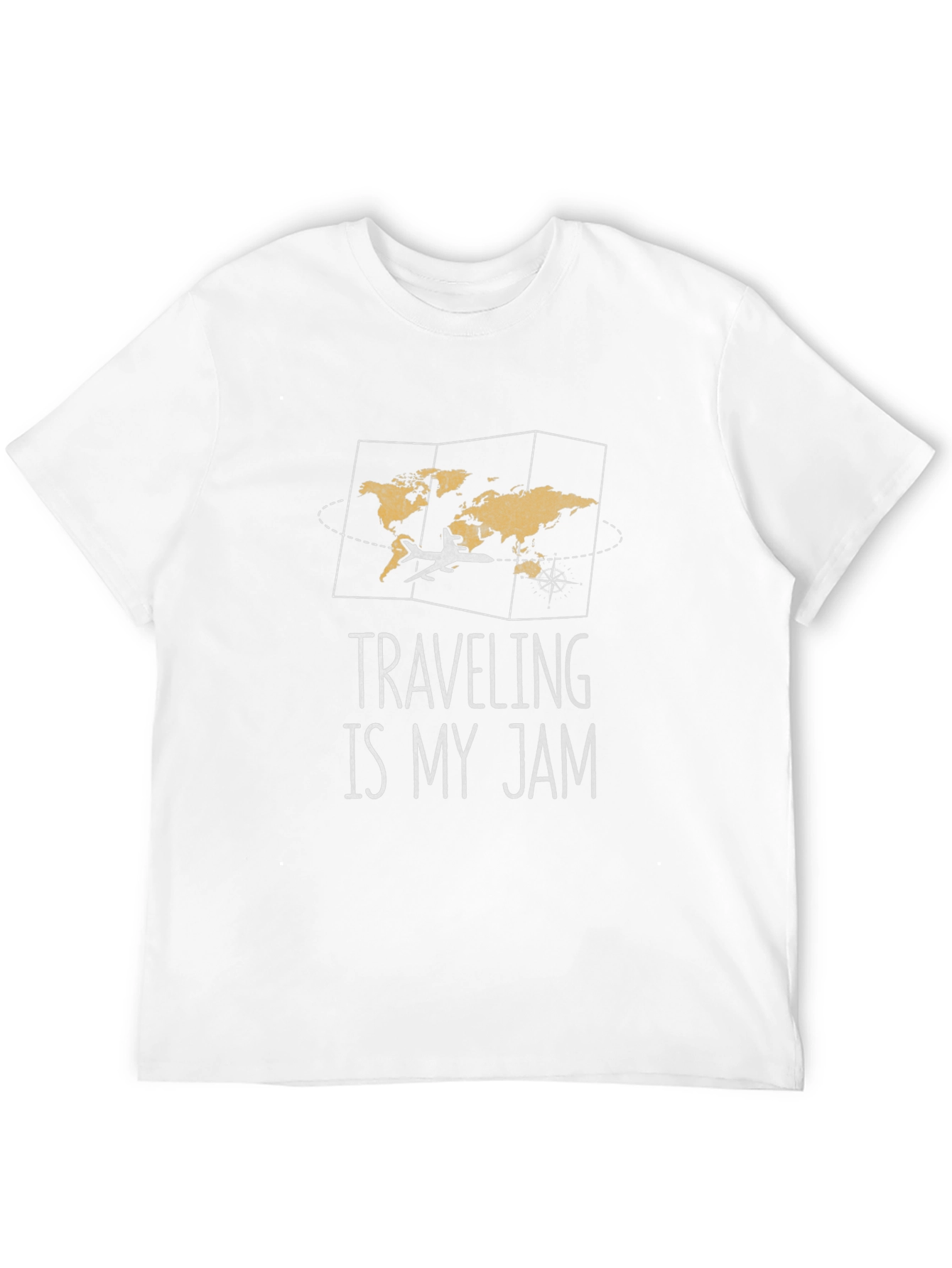 Traveling is my Jam Graphic T-Shirt - Black
