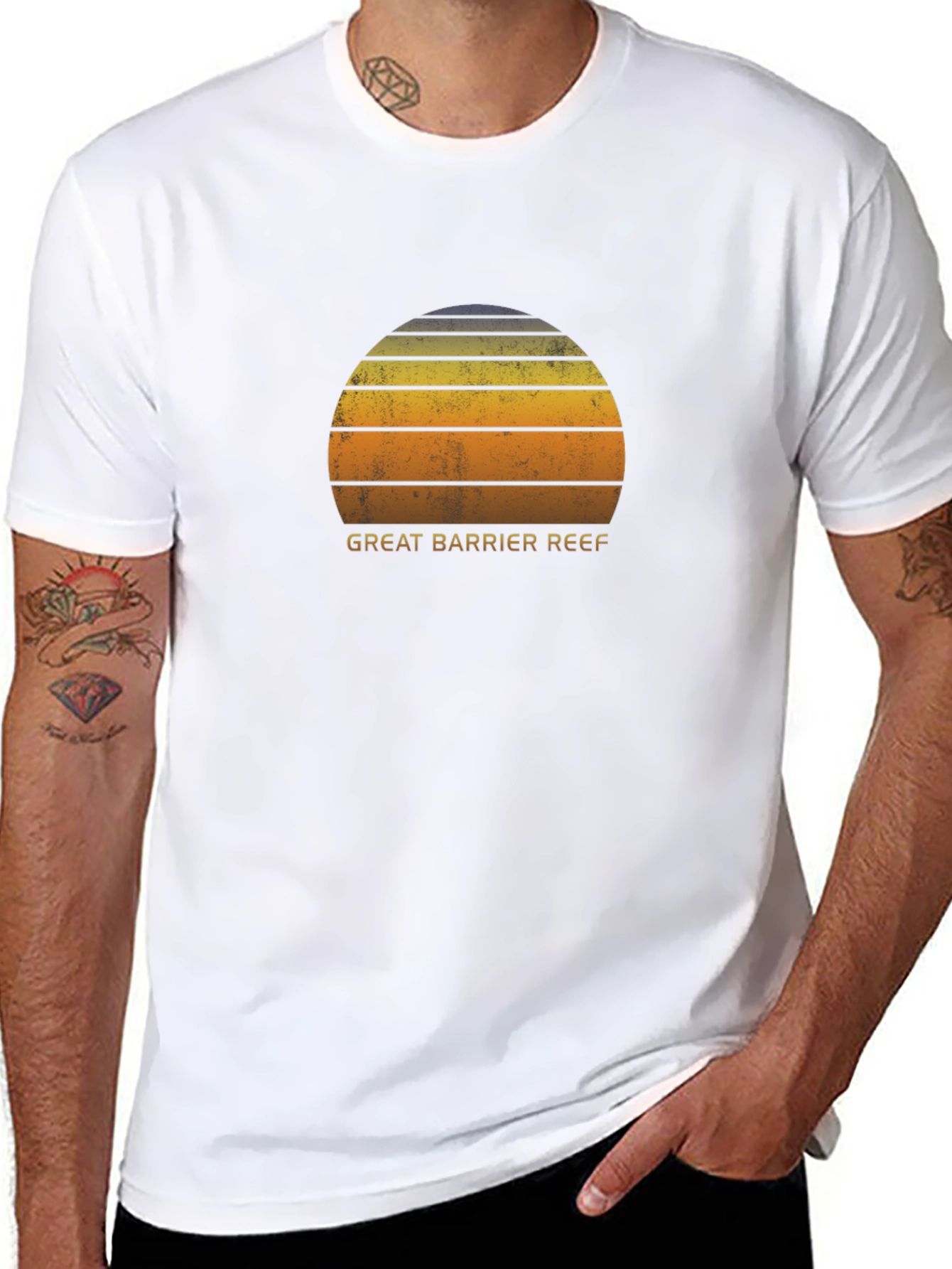 Great Barrier Reef Sunset Graphic Tee