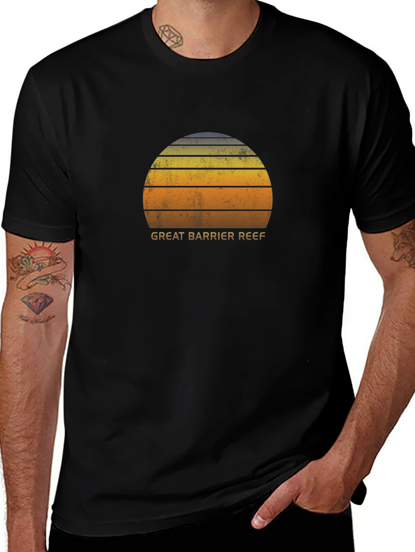 Great Barrier Reef Sunset Graphic Tee