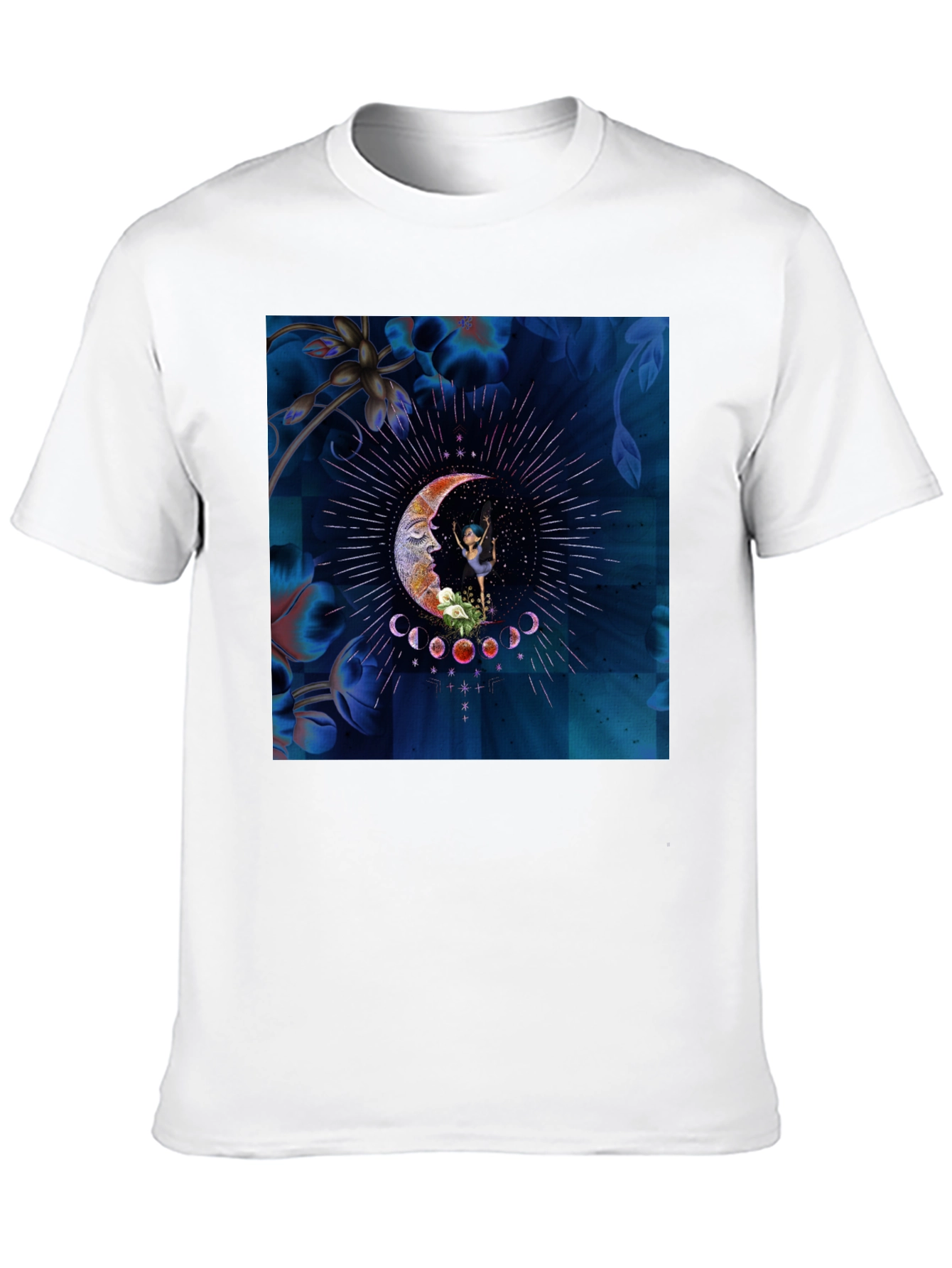 Mystical Moon Dancer Black T-Shirt