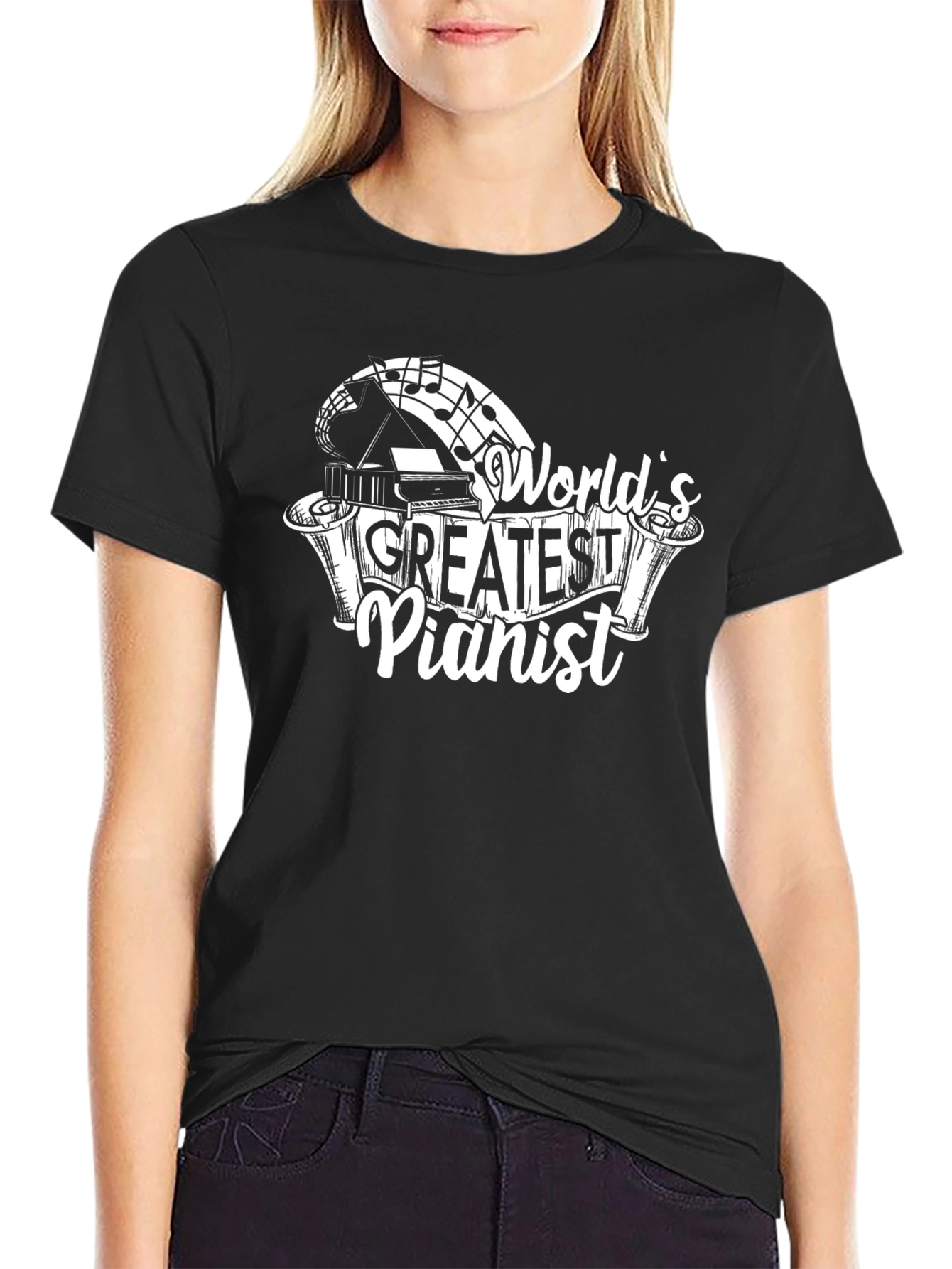 Worlds Greatest Pianist Graphic T-Shirt