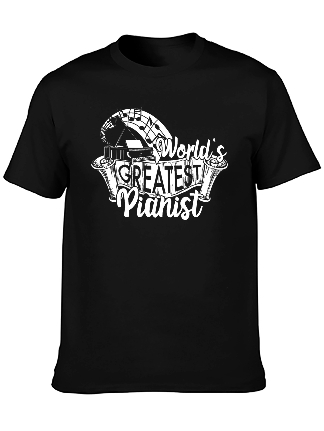 Worlds Greatest Pianist Graphic T-Shirt