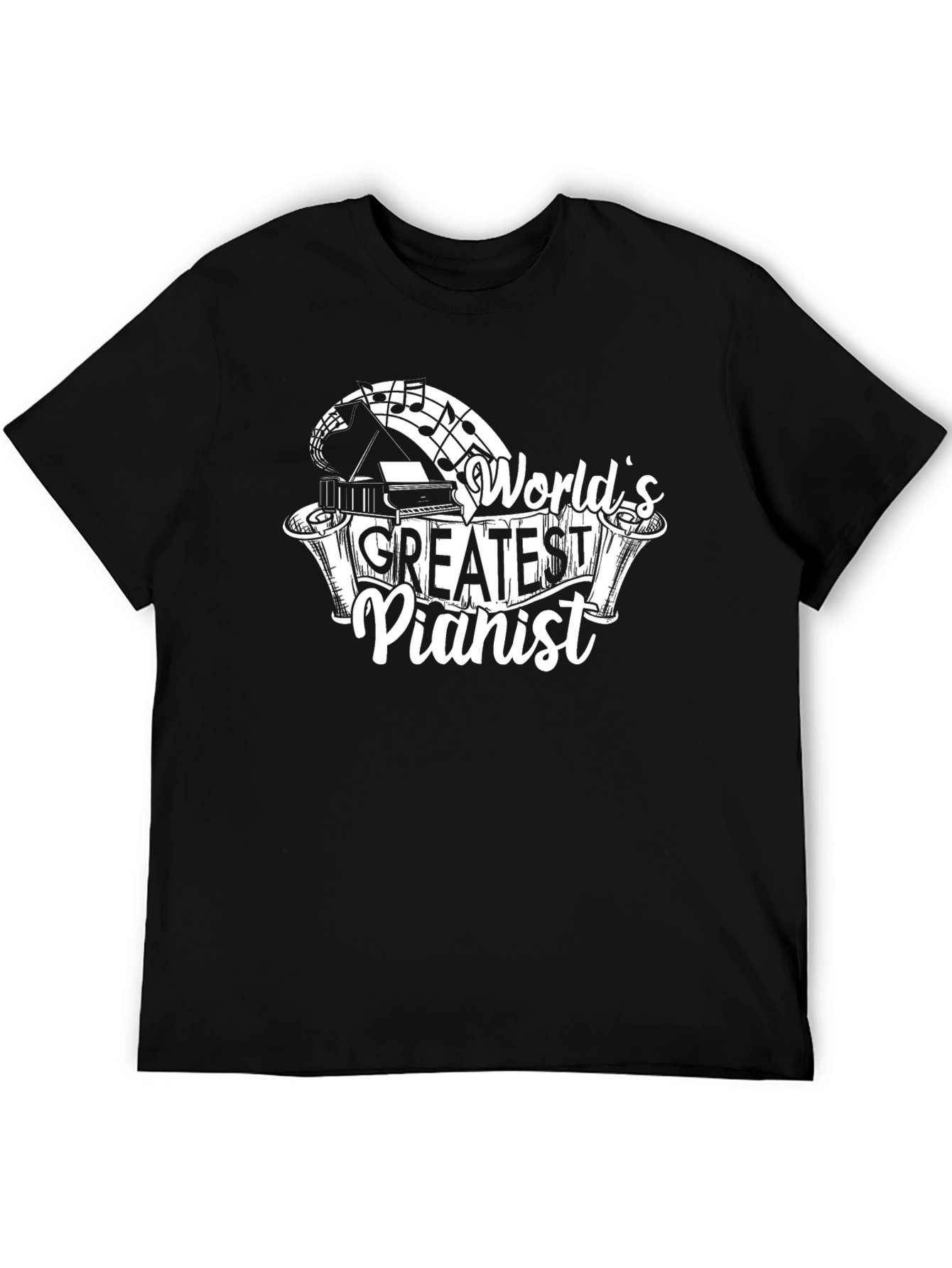 Worlds Greatest Pianist Graphic T-Shirt