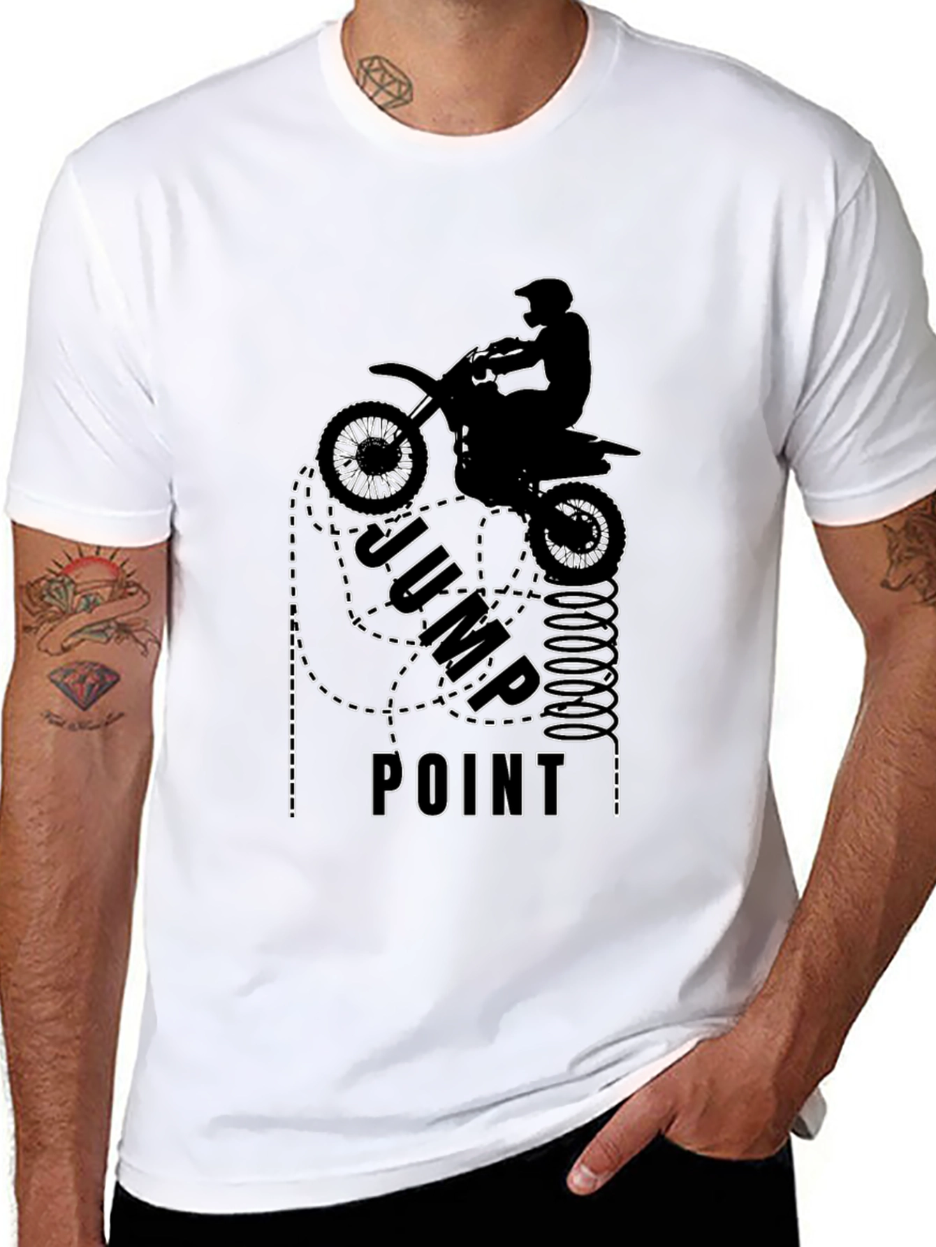 Jump Point Graphic Tee - Motocross Shirt