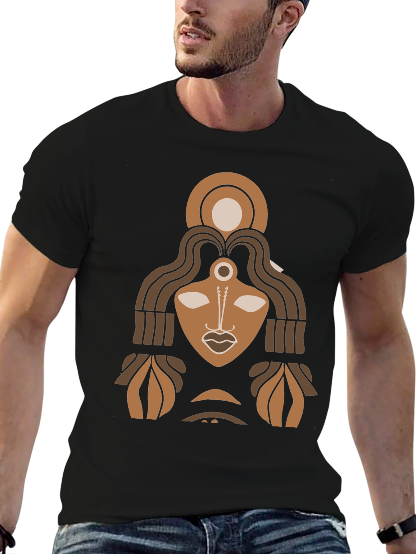 Tribal Art Graphic T-Shirt