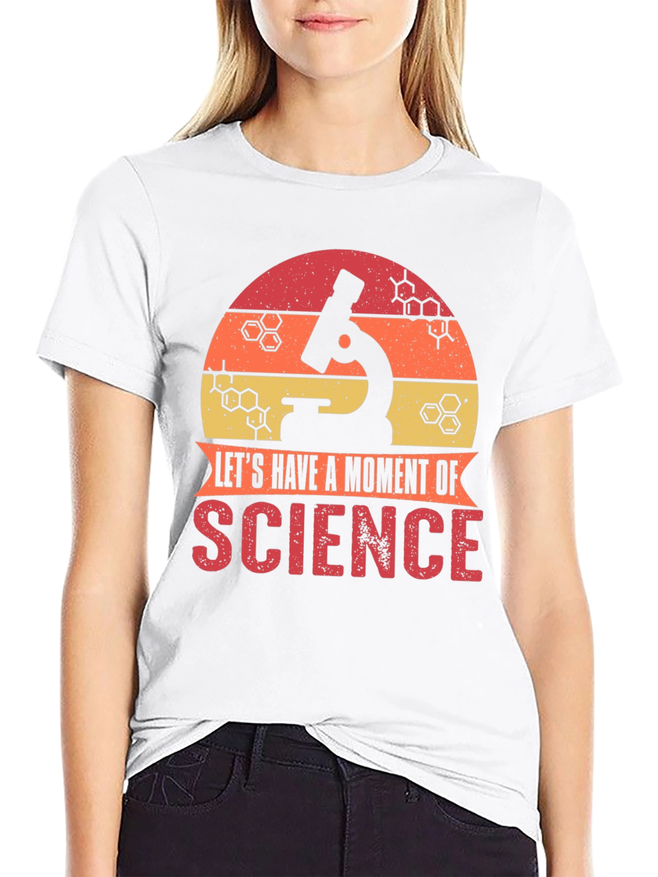 Science Moment T-Shirt - Retro Microscope Design