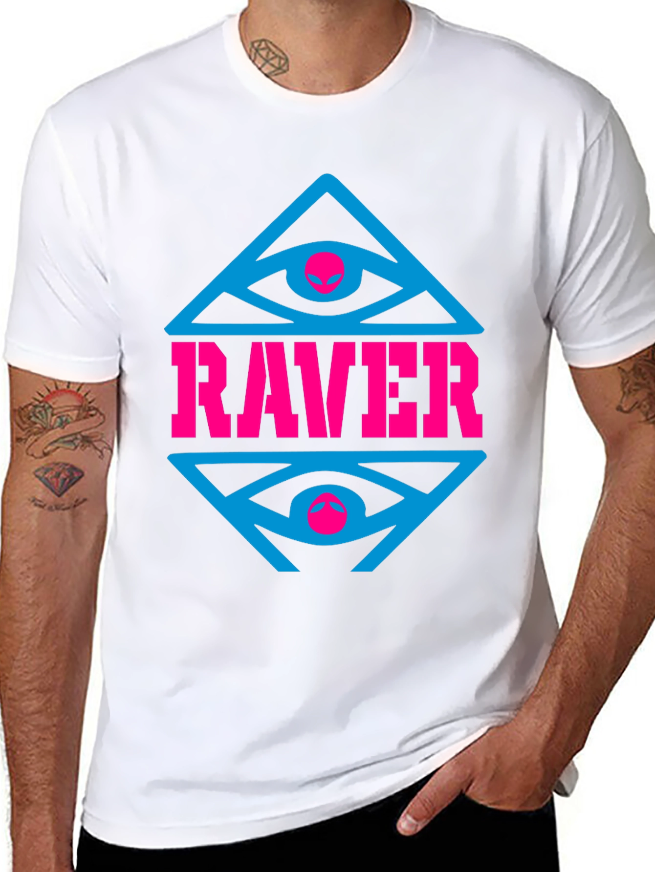 Raver Alien Eye T-Shirt