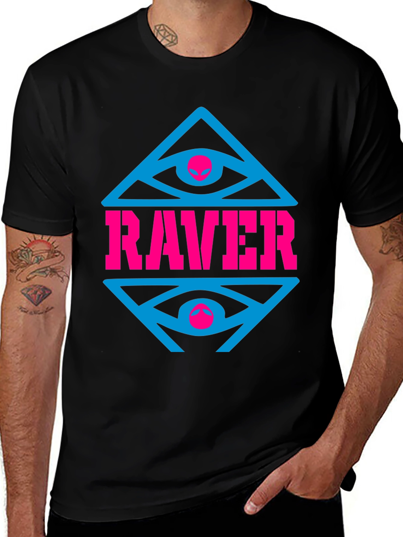 Raver Alien Eye T-Shirt