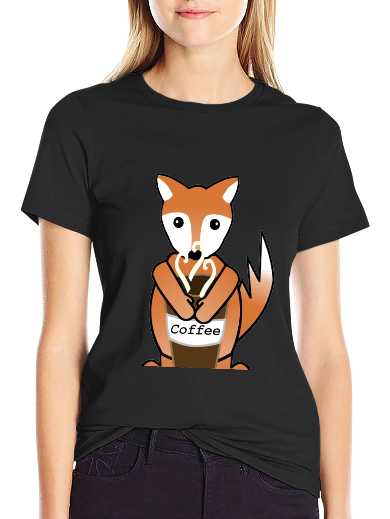 Fox Coffee Lover Graphic Tee - Unisex Casual Style
