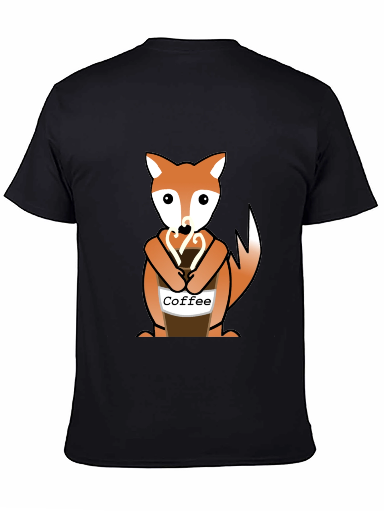 Fox Coffee Lover Graphic Tee - Unisex Casual Style