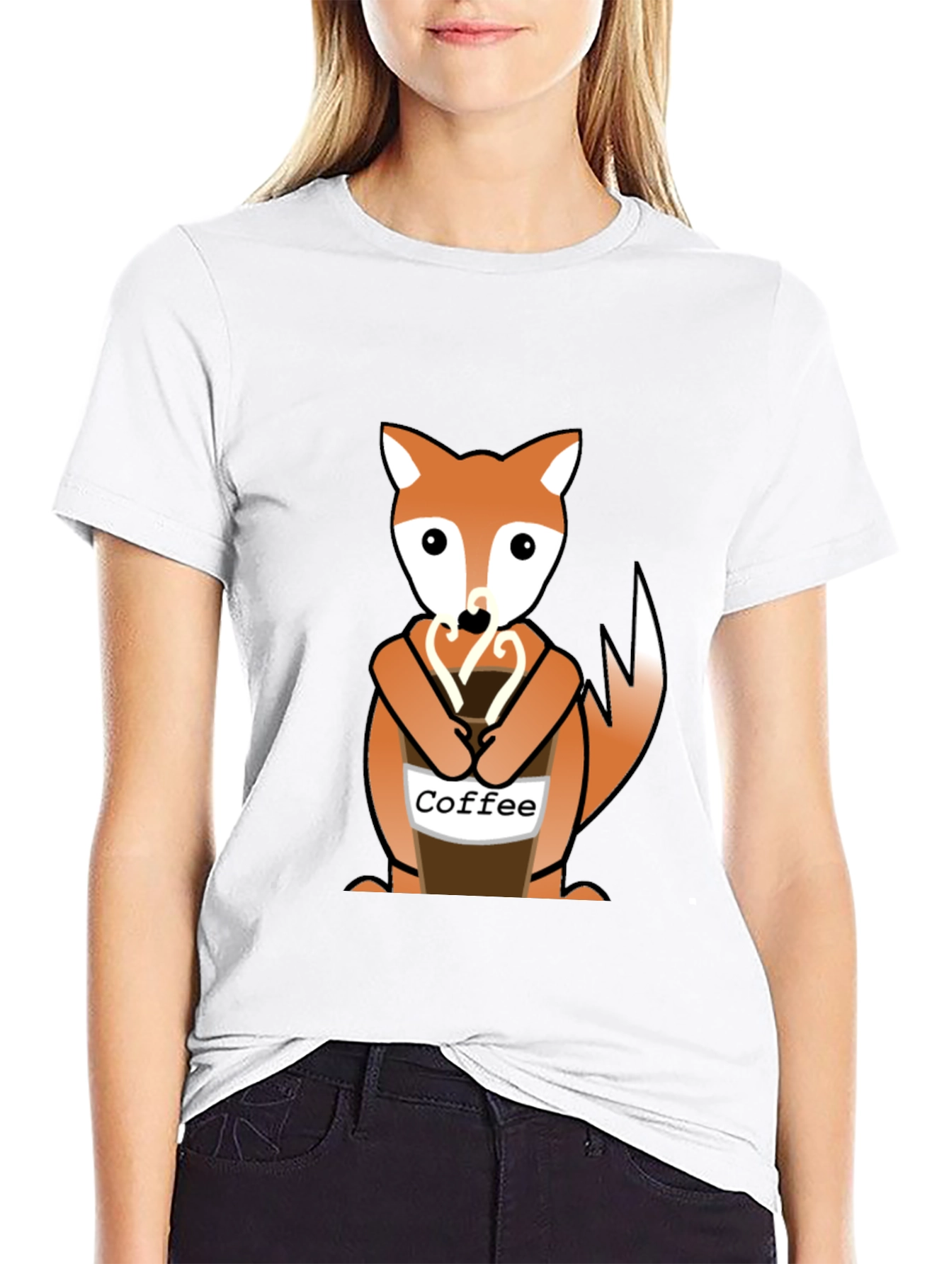 Fox Coffee Lover Graphic Tee - Unisex Casual Style