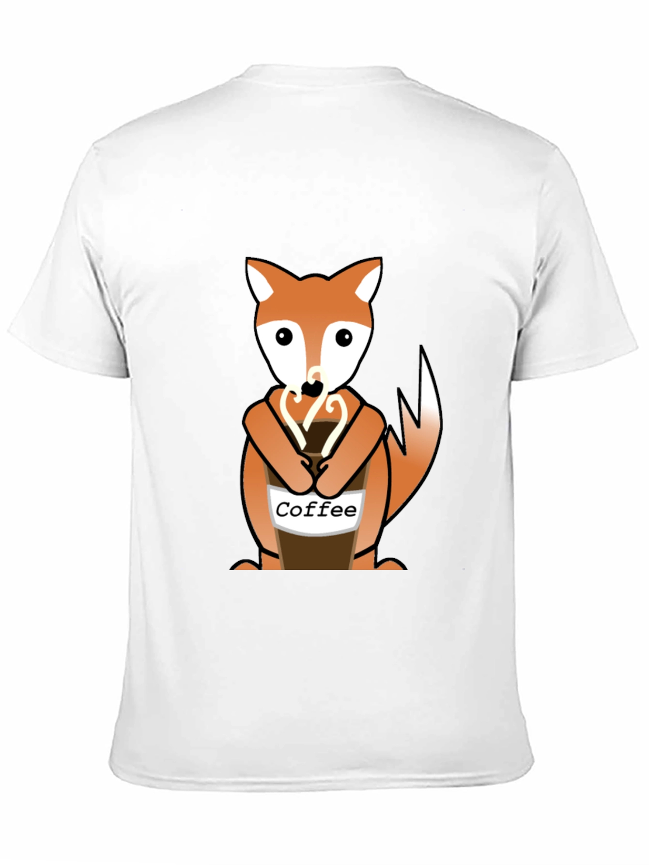 Fox Coffee Lover Graphic Tee - Unisex Casual Style