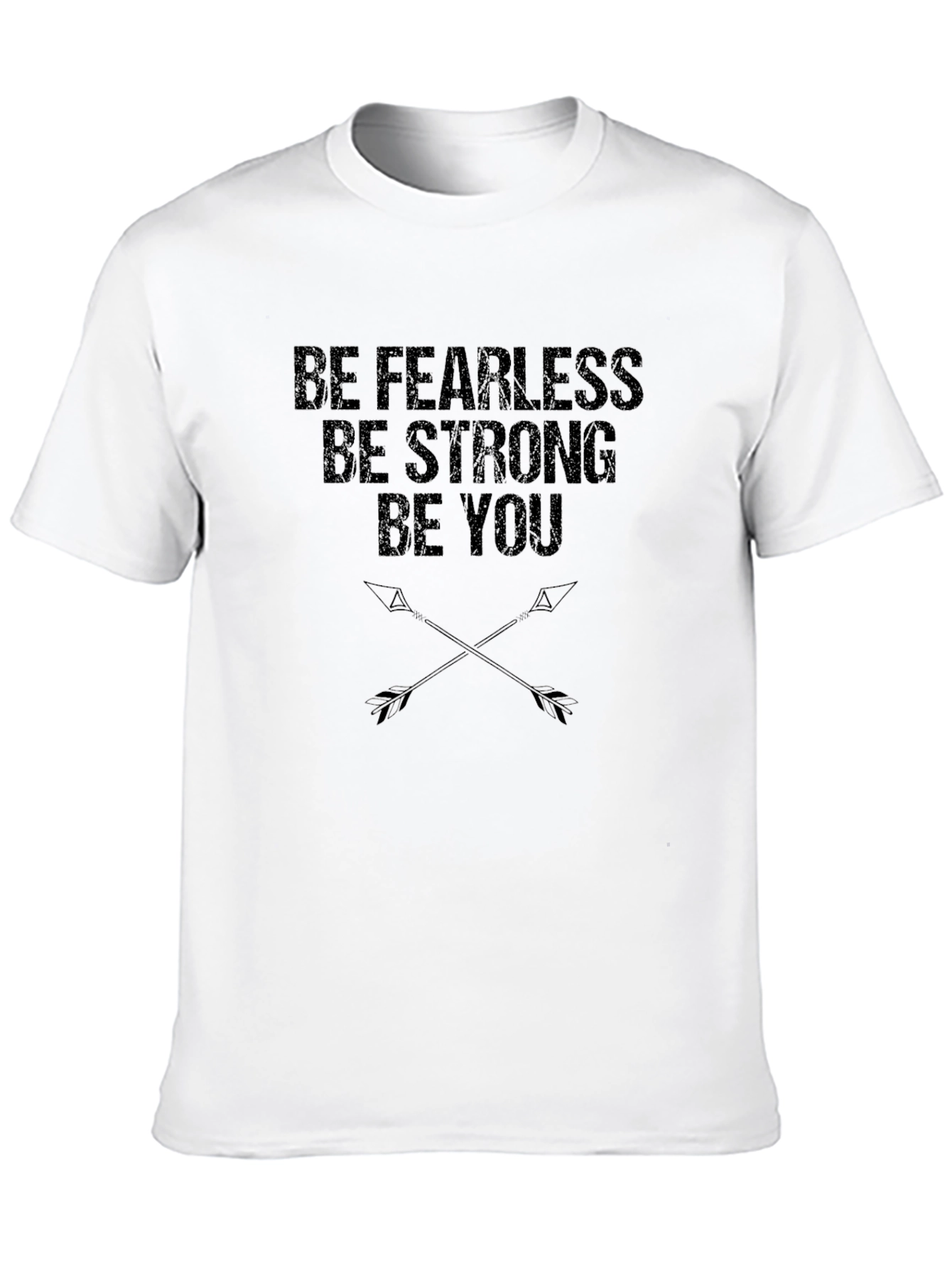 Be Fearless Graphic Tee - Mens Black T-Shirt