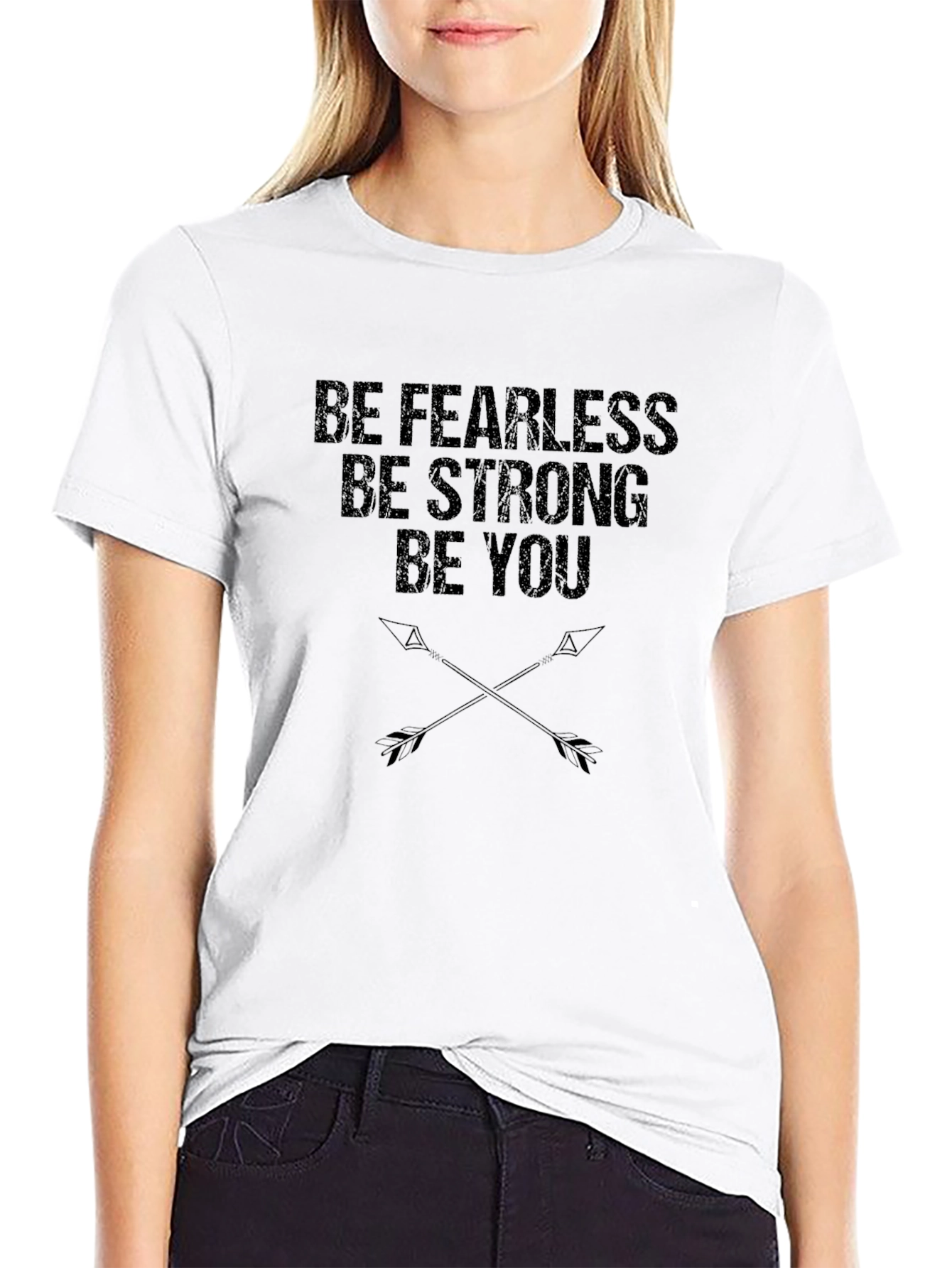 Be Fearless Graphic Tee - Mens Black T-Shirt