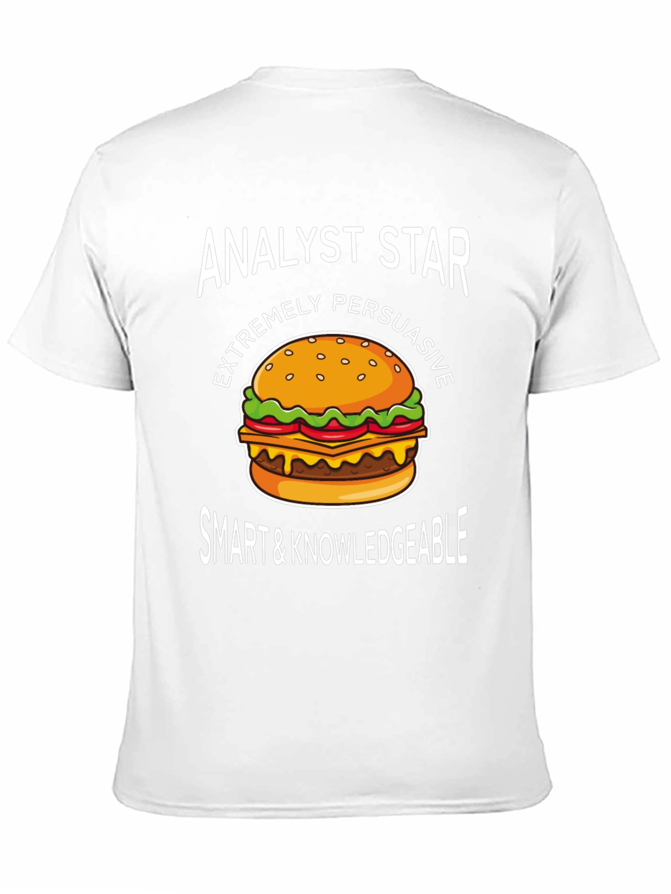 Analyst Star Burger Graphic T-Shirt