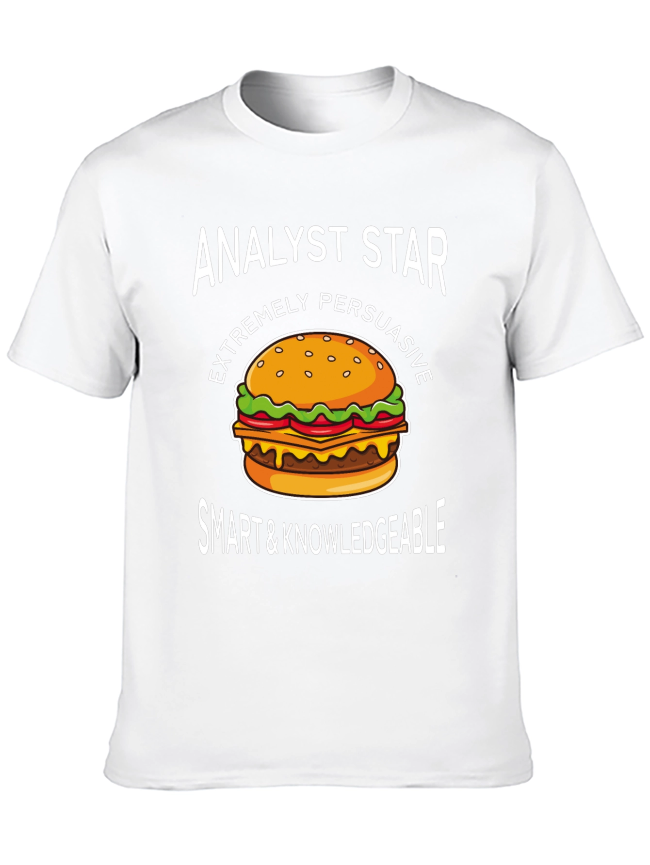 Analyst Star Burger Graphic T-Shirt