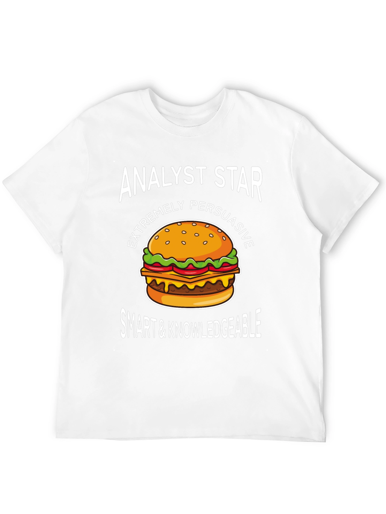 Analyst Star Burger Graphic T-Shirt