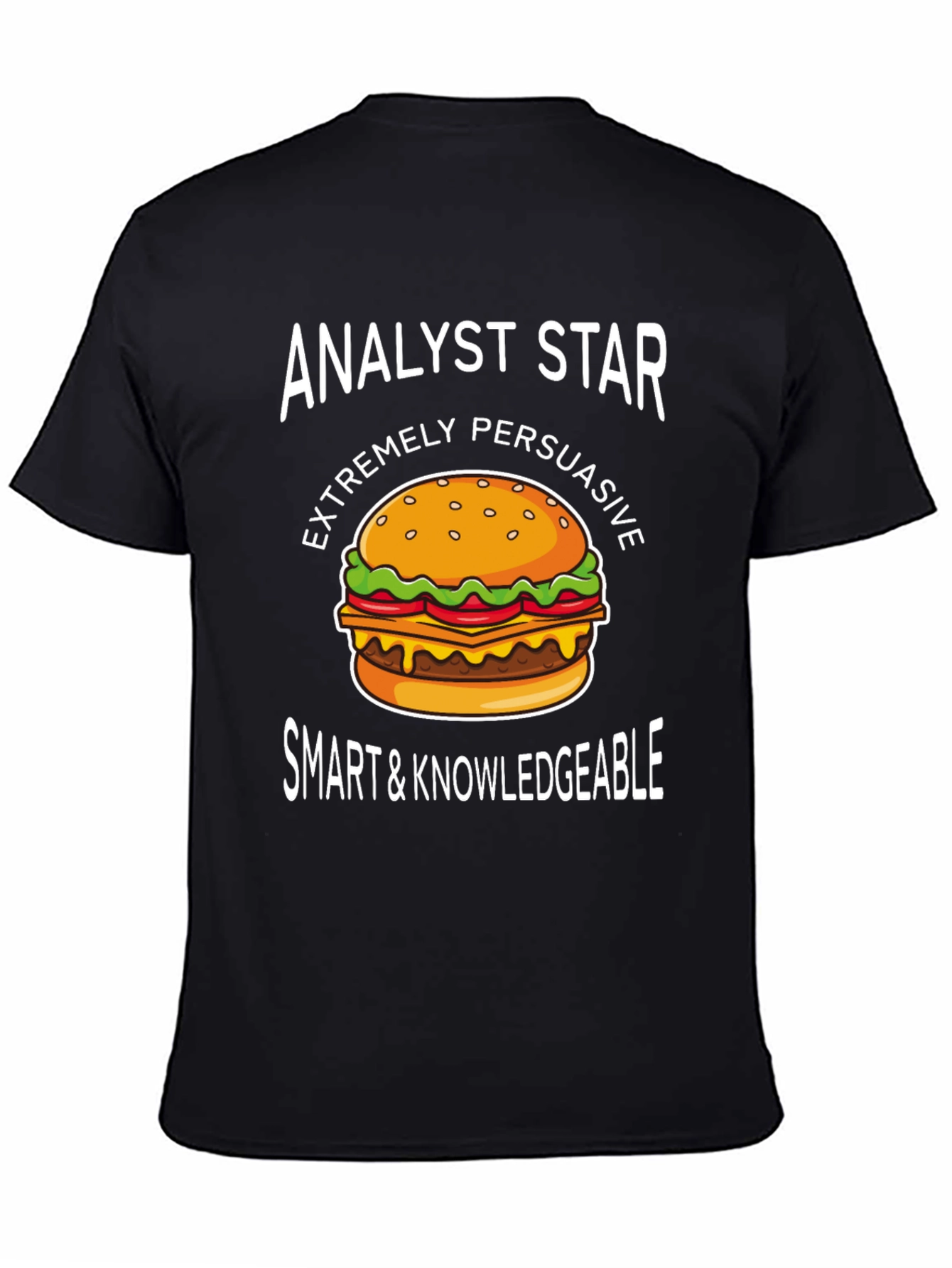 Analyst Star Burger Graphic T-Shirt
