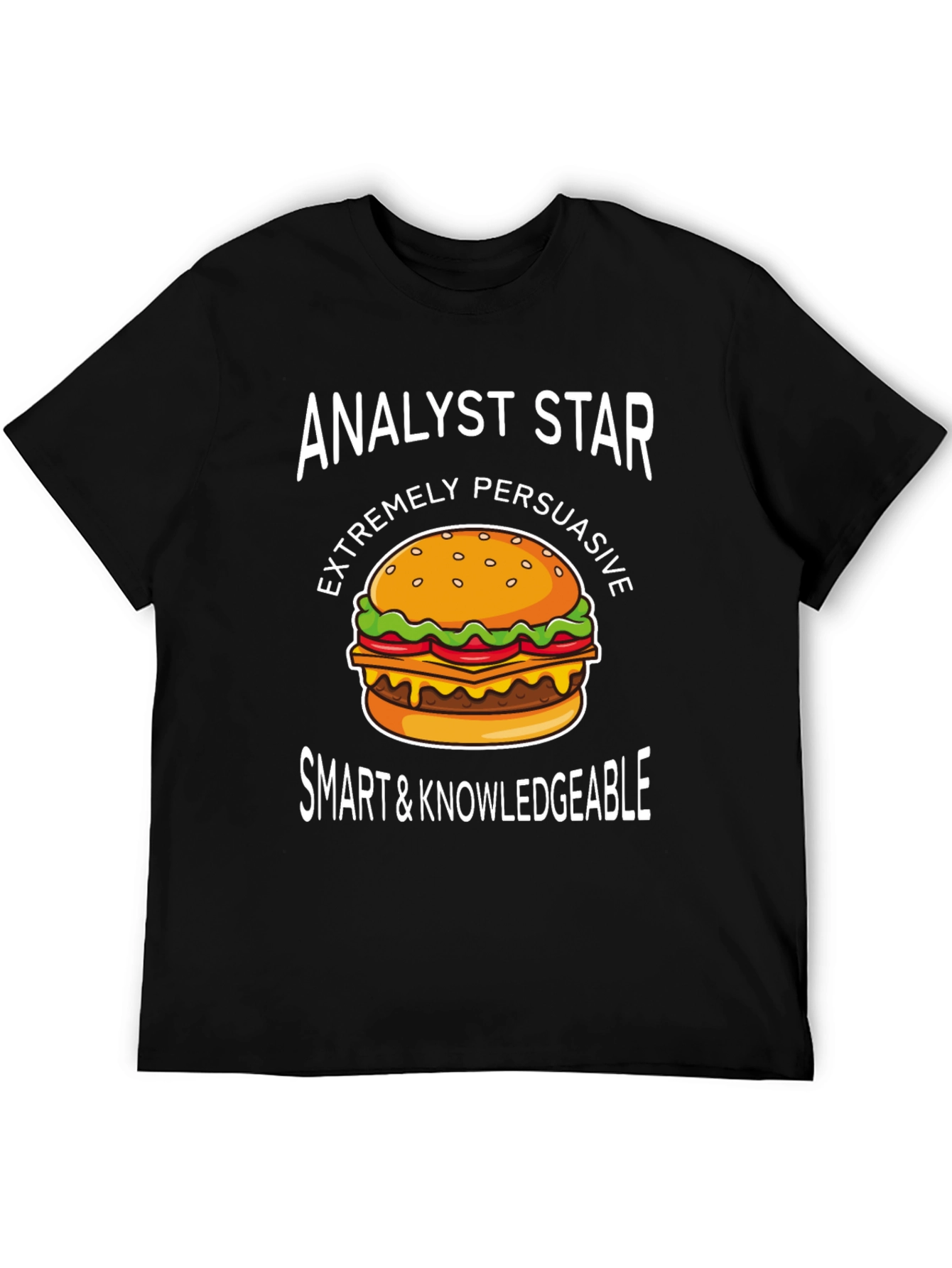 Analyst Star Burger Graphic T-Shirt