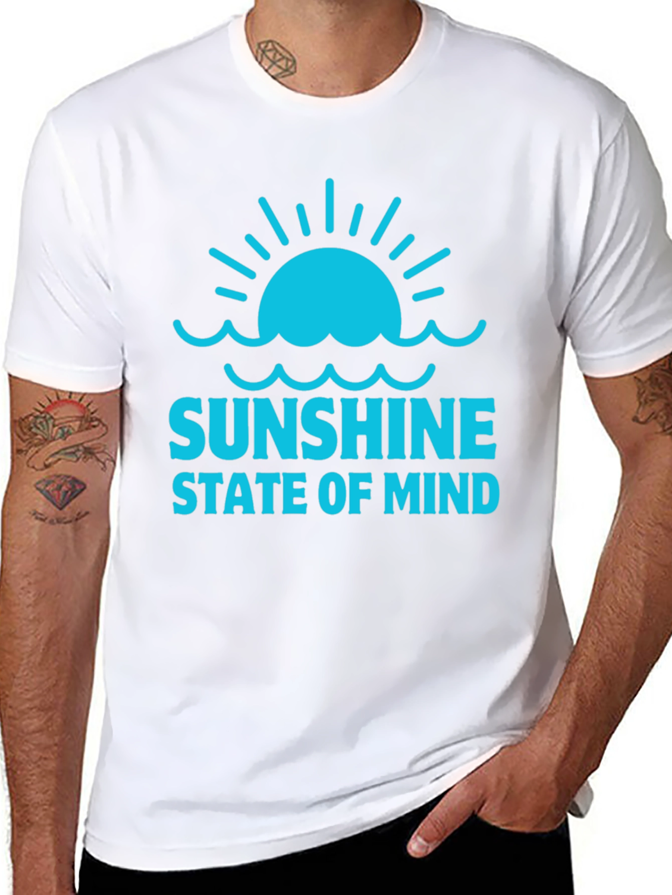 Sunshine State of Mind Graphic Tee - Black